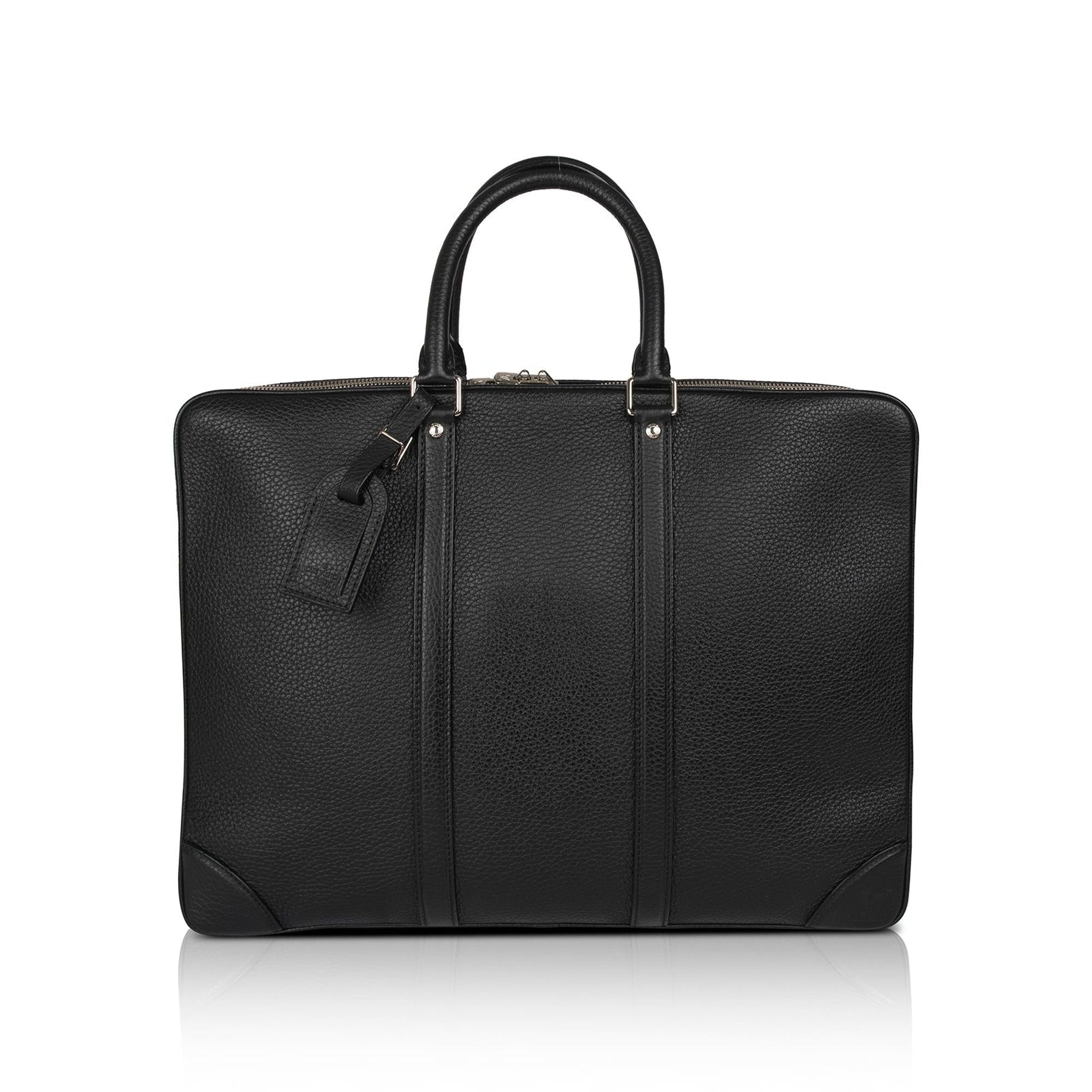 Louis Vuitton Taurillon Leather Porte-Documents Voyage Briefcase