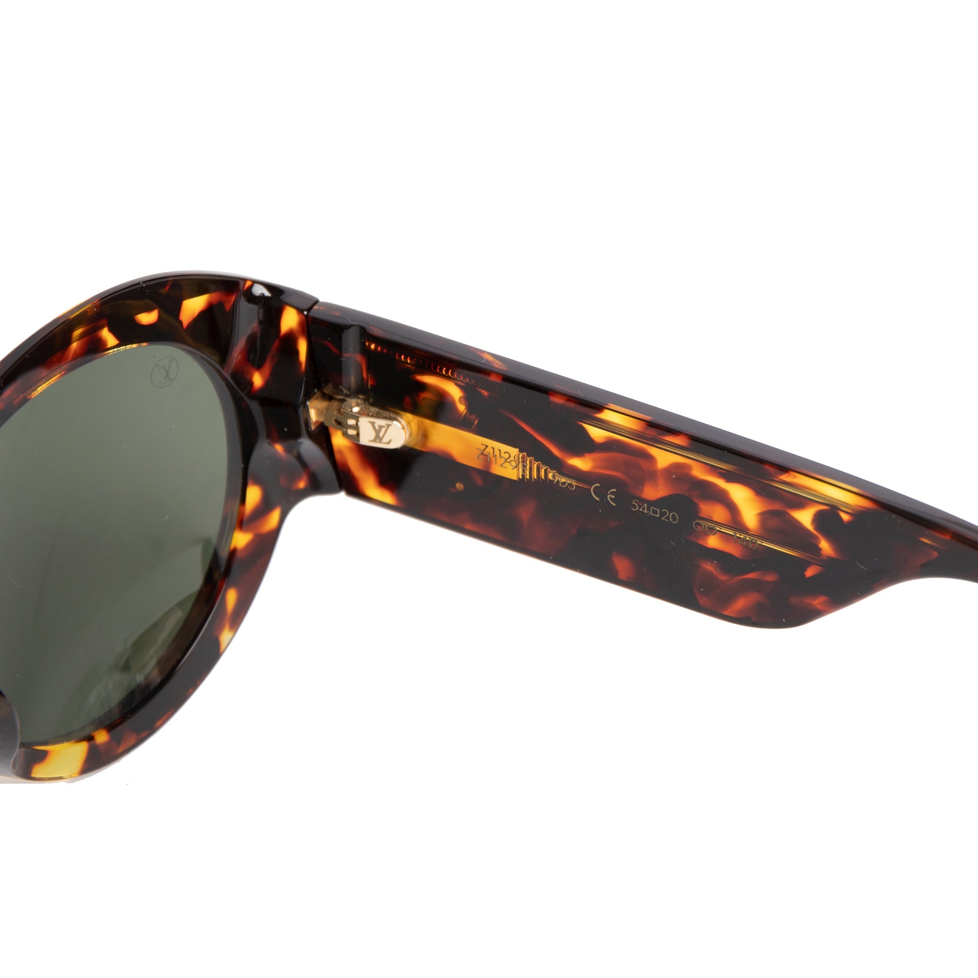 Louis Vuitton Tortoise Z1129E Sunglasses w/ Box & Case