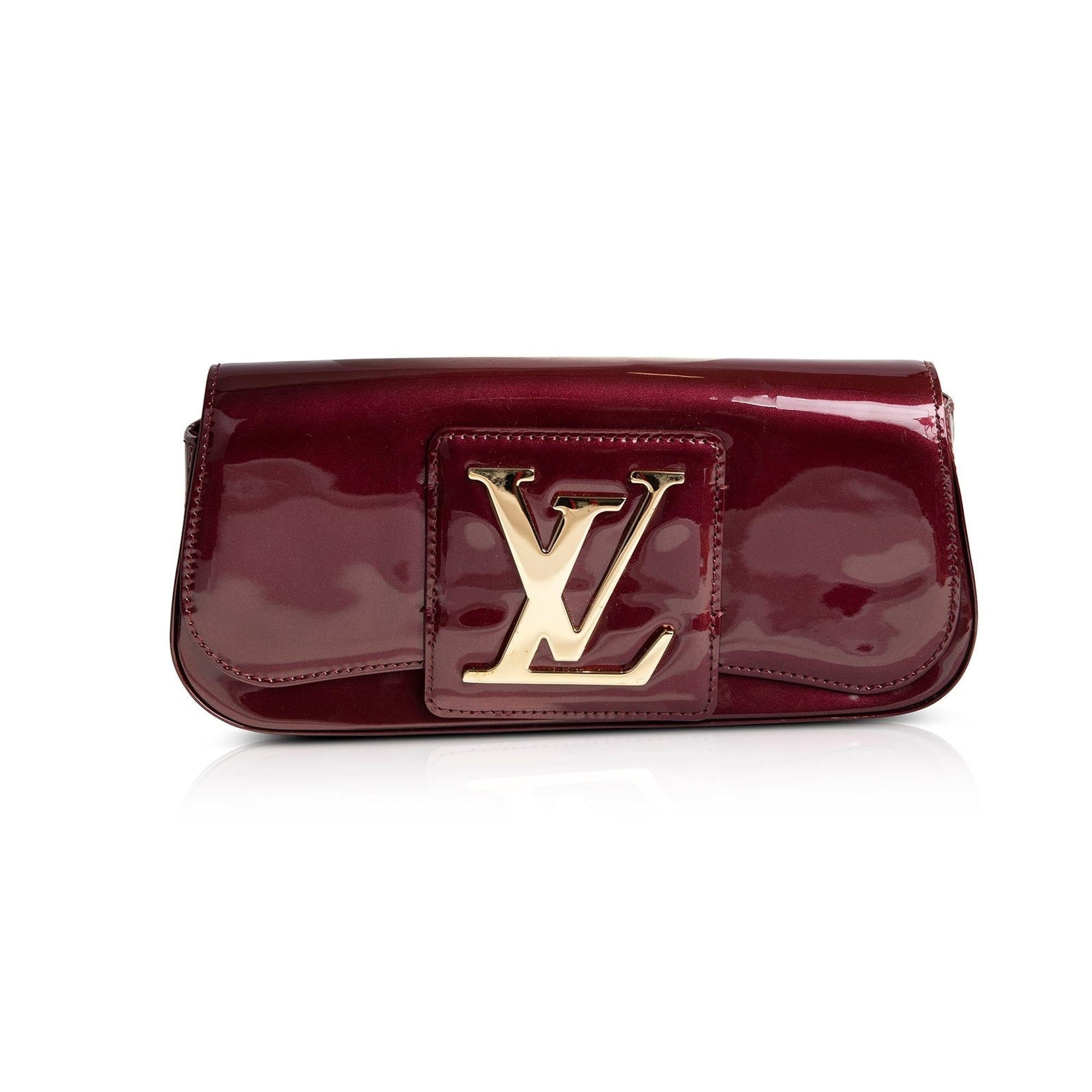 Louis Vuitton Vernis Leather Sobe Clutch