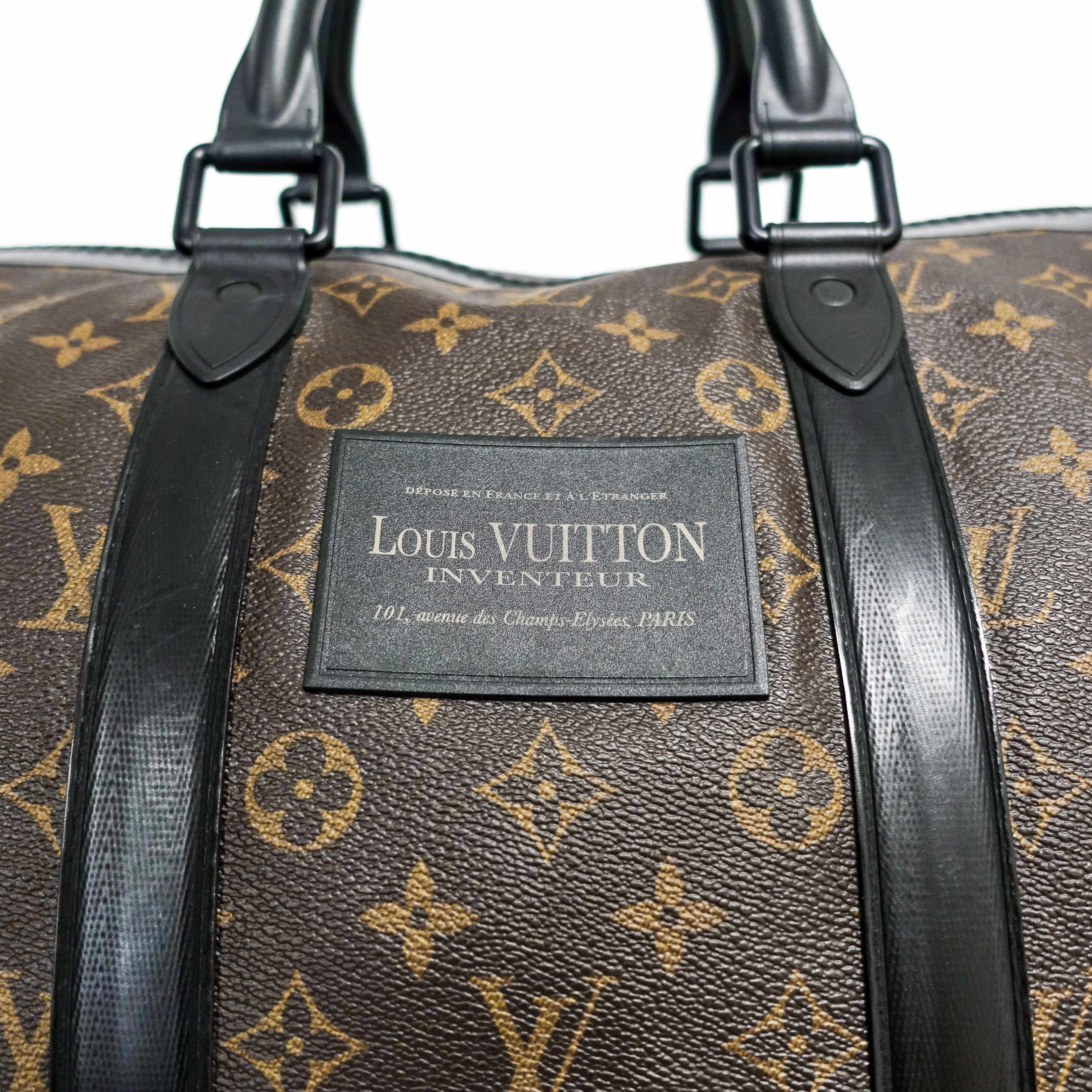 Louis Vuitton Waterproof Monogram Keepall Bandouliere 55