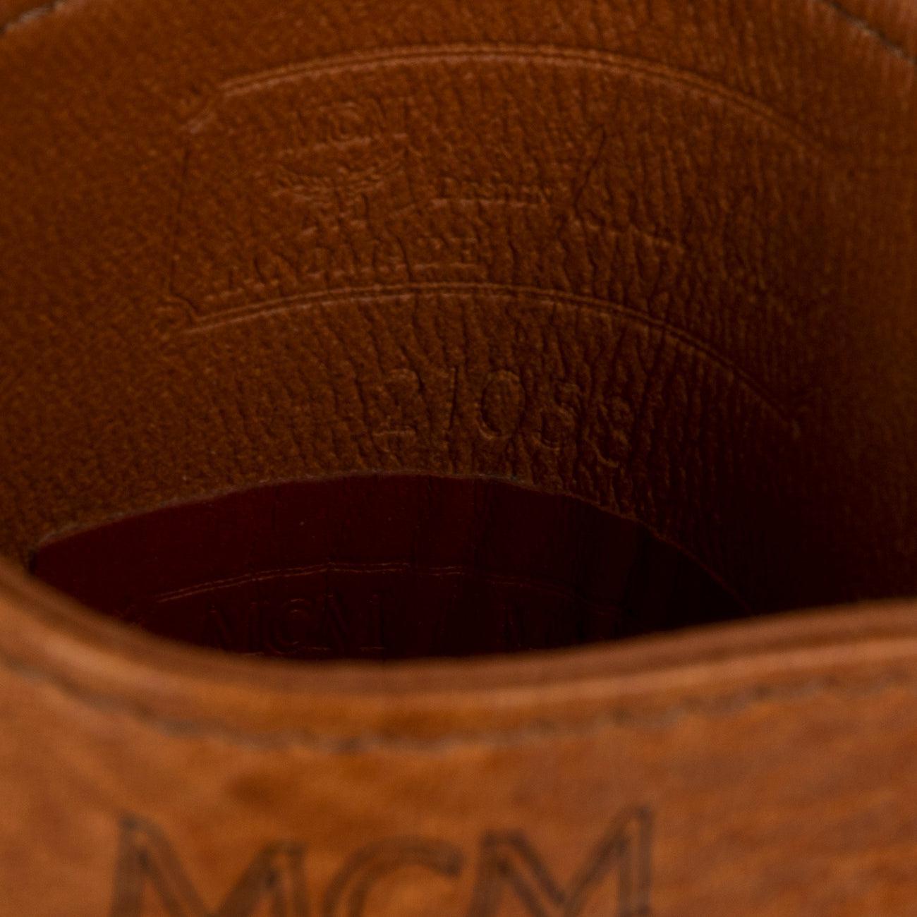 MCM Leather Eyeglass Case