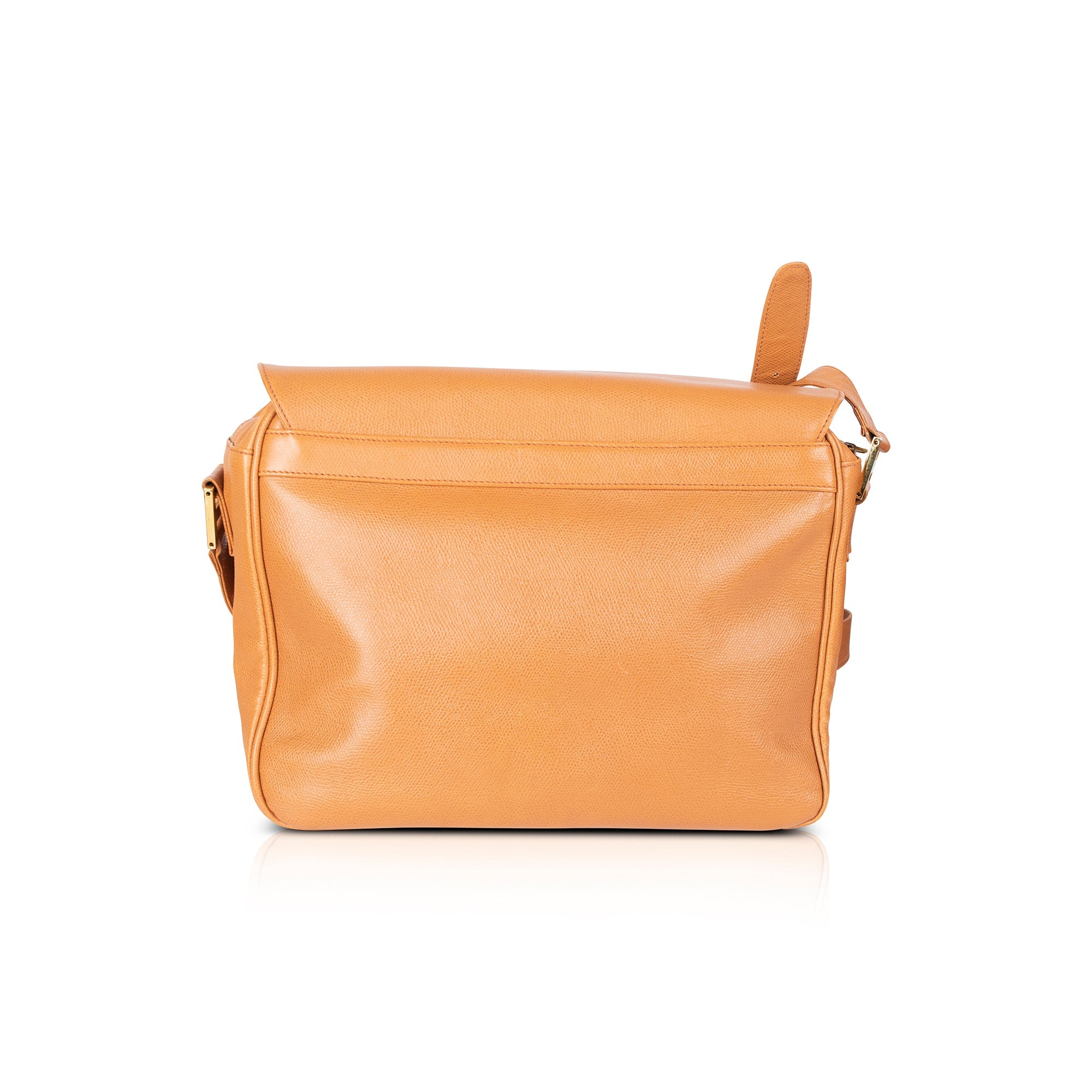 MCM Leather Messenger Bag