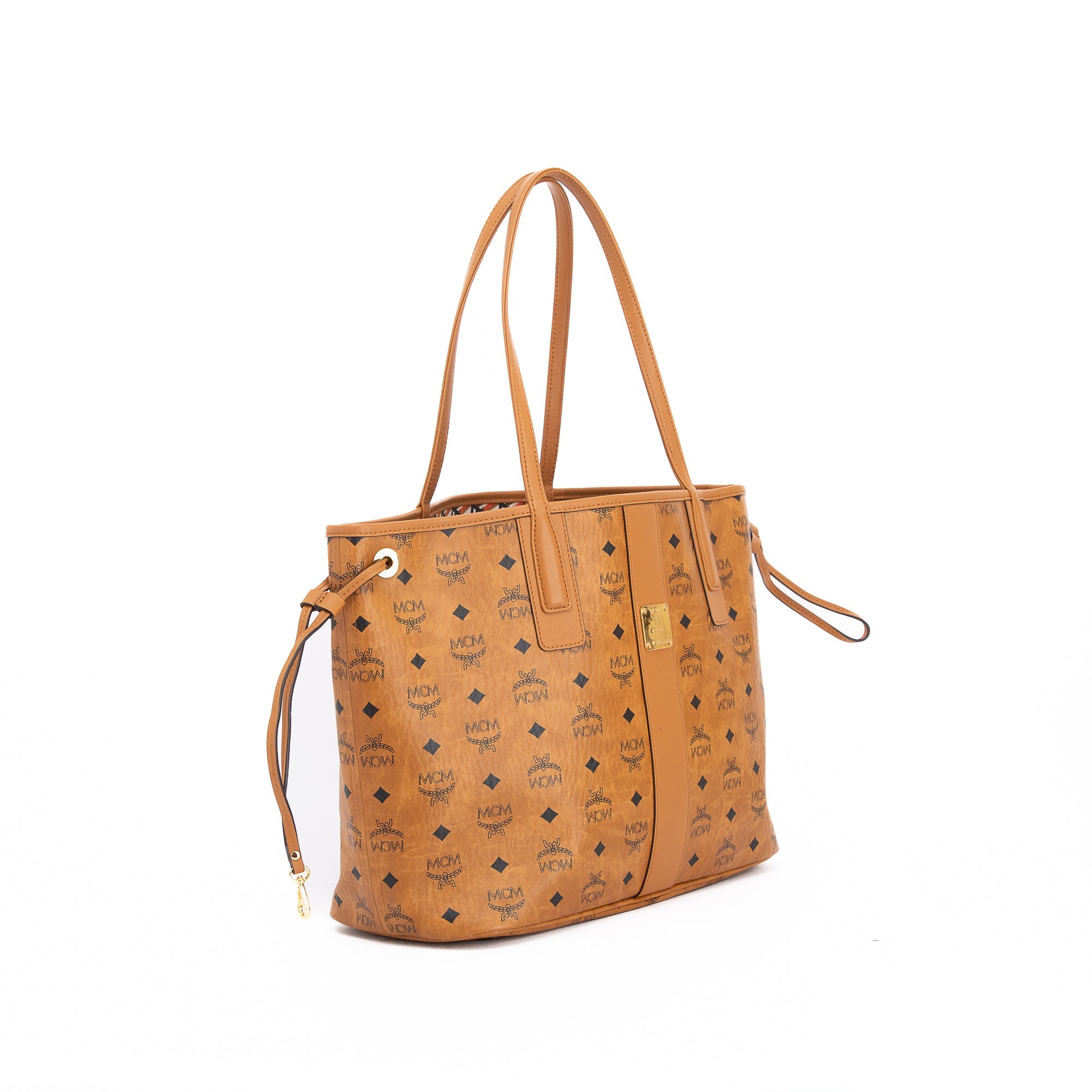 MCM Medium Reversible Liz Shopper Tote w/ Pouch