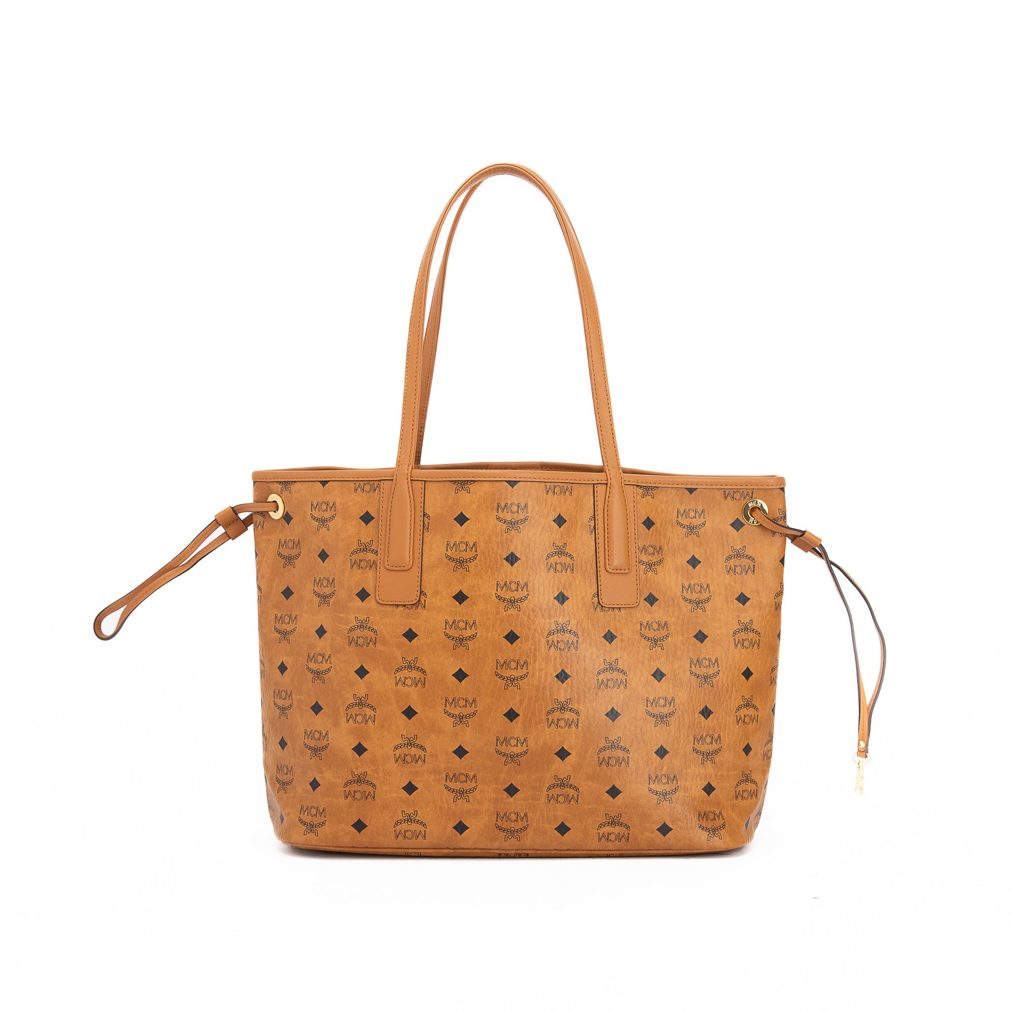 MCM Medium Reversible Liz Shopper Tote w/ Pouch