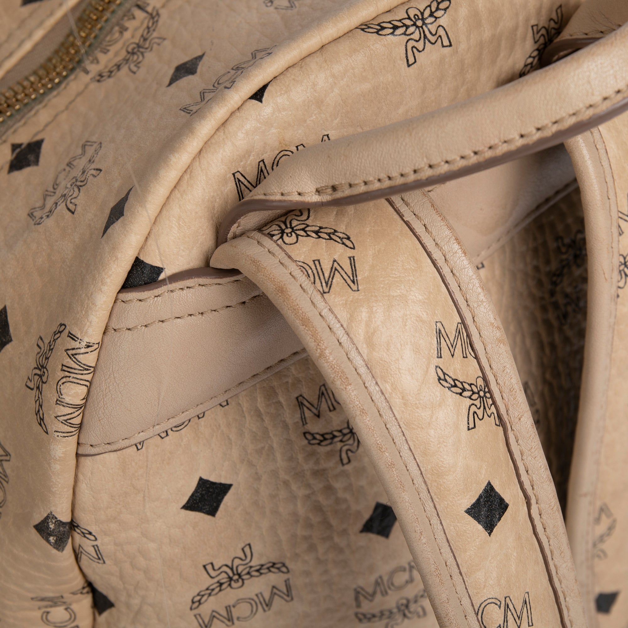 MCM Small Visetos Studded Stark Backpack