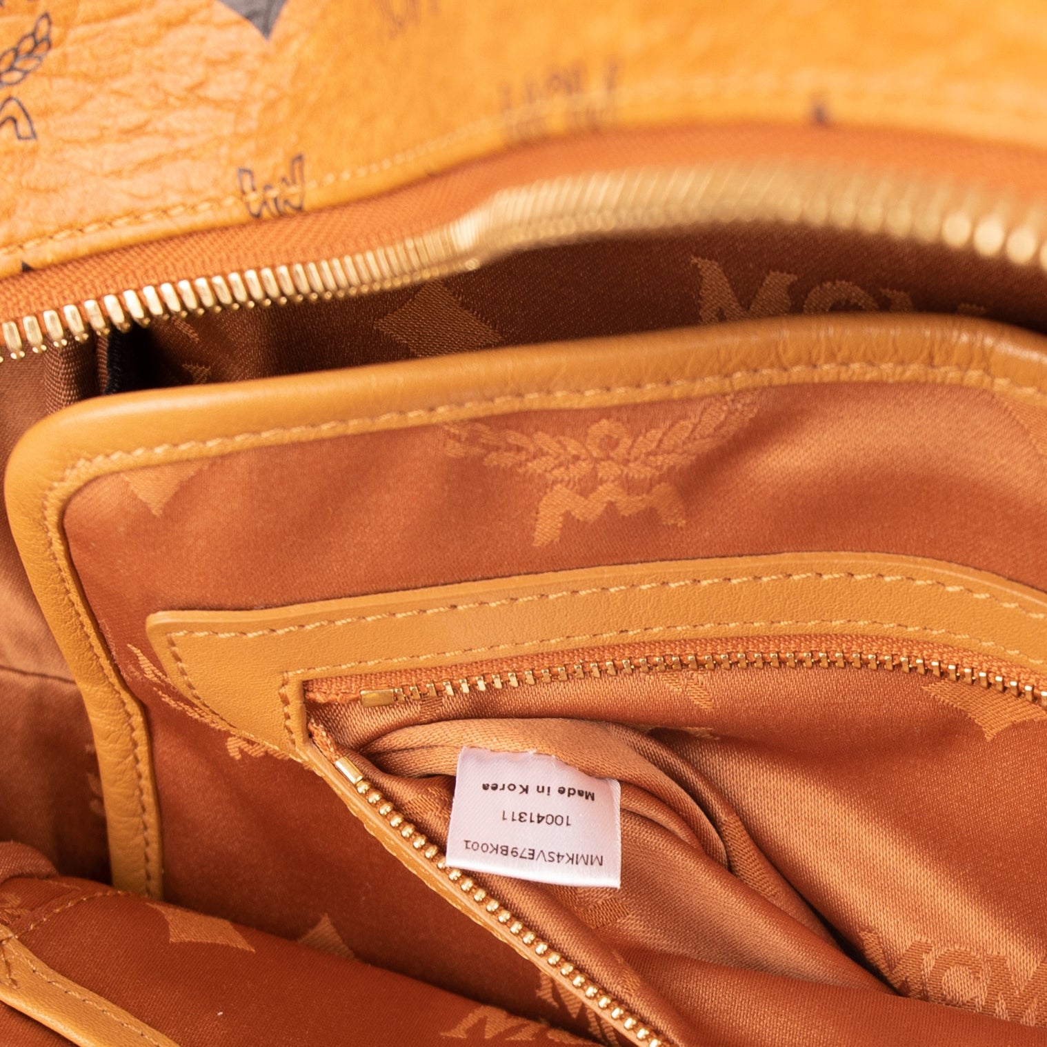 MCM Visetos Studded Stark Backpack