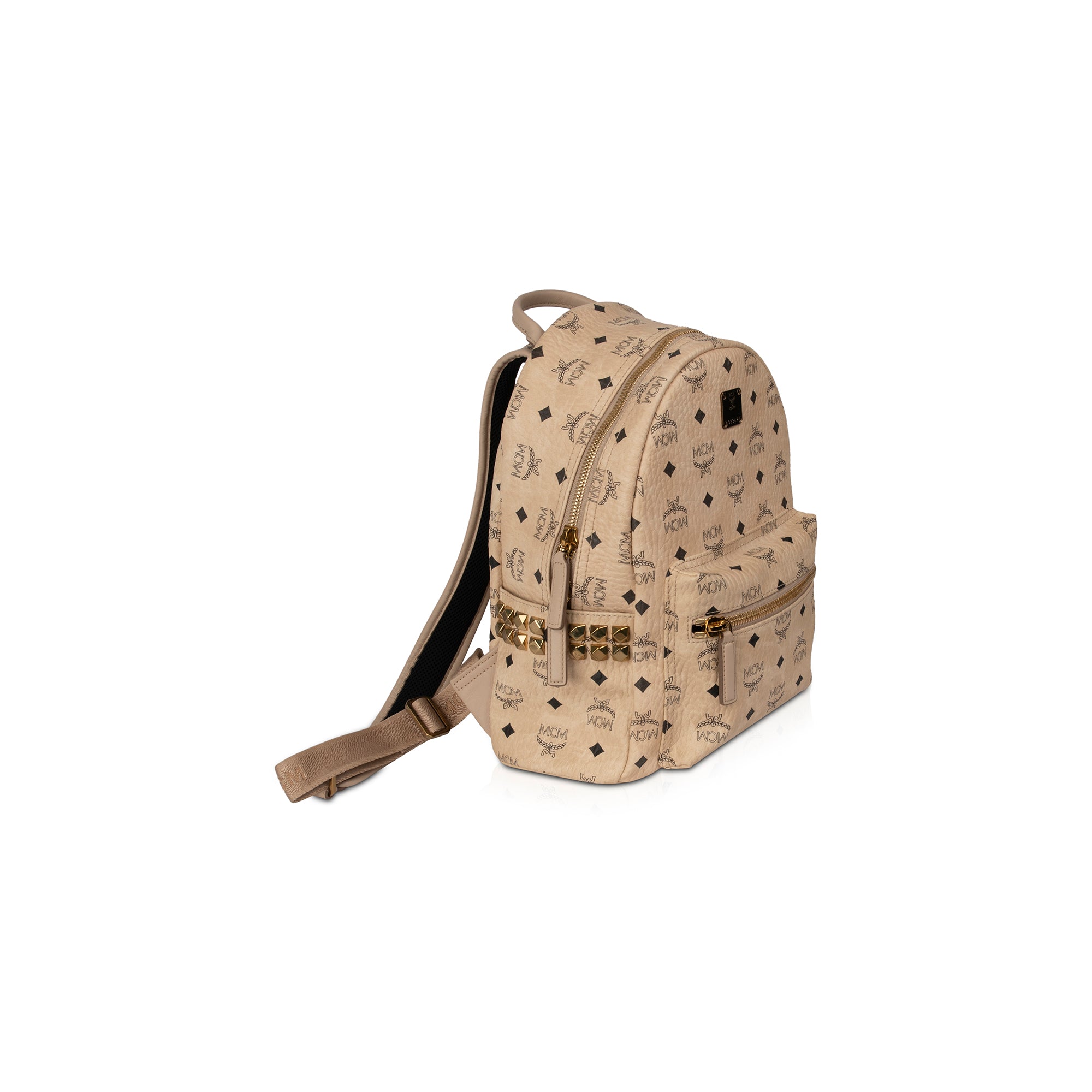 MCM Visetos Studded Stark Backpack