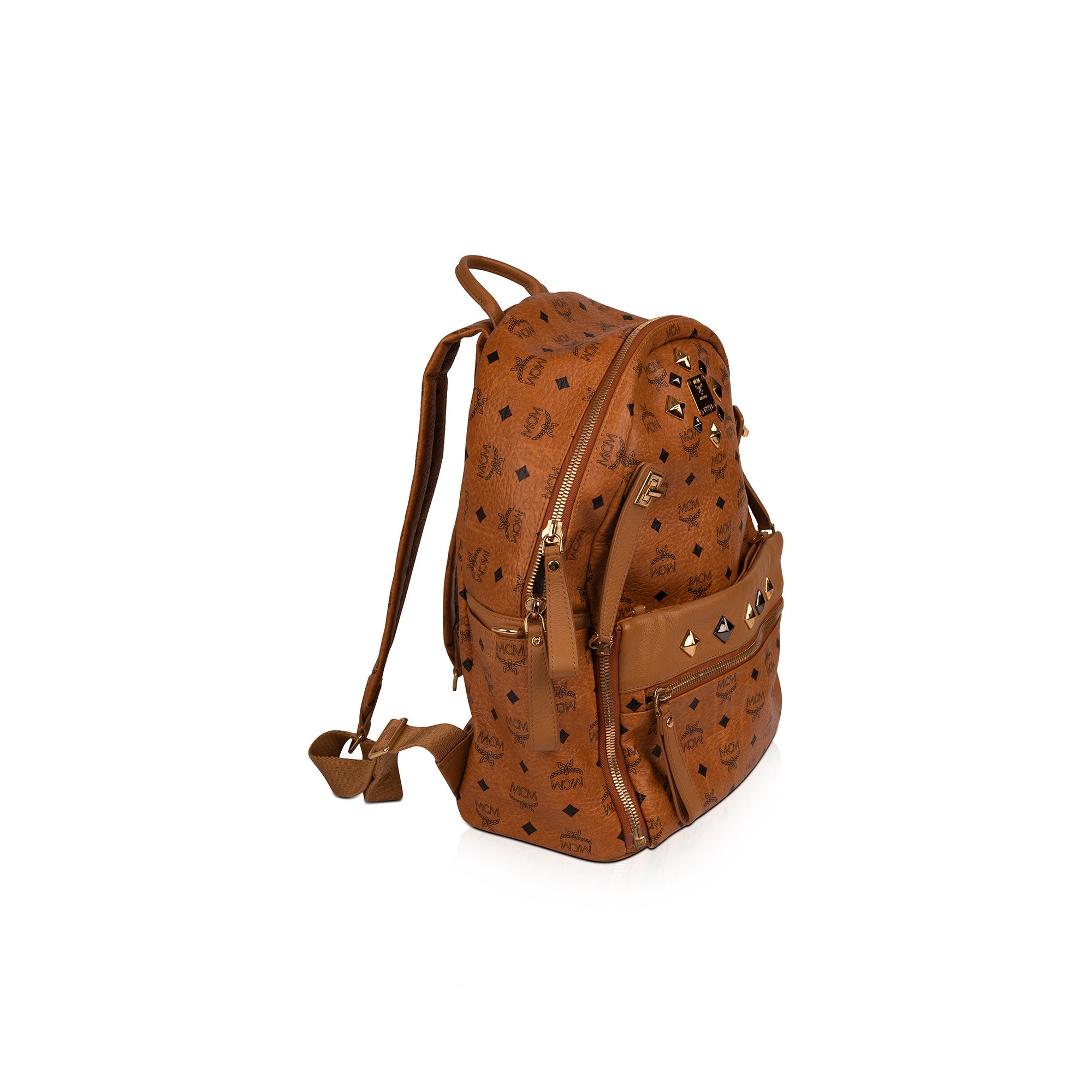 MCM Visetos Studded Stark Backpack