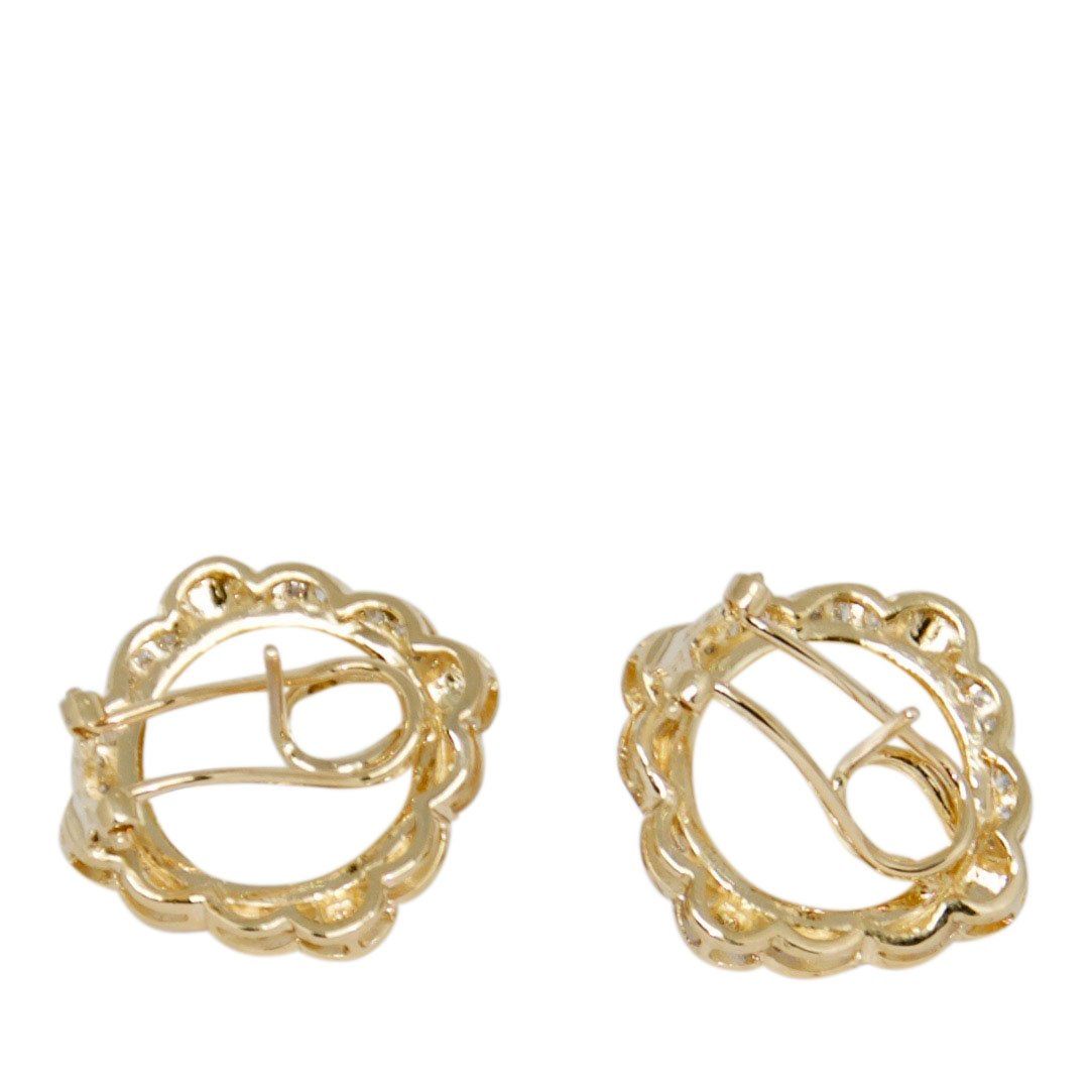 Mabe Pearl and Diamond Earrings