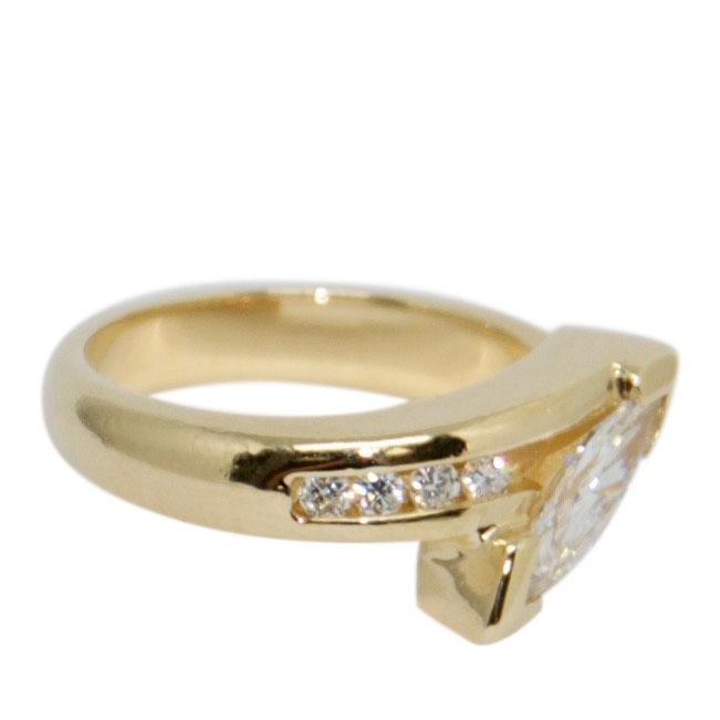 Marquise Cut Diamond Ring