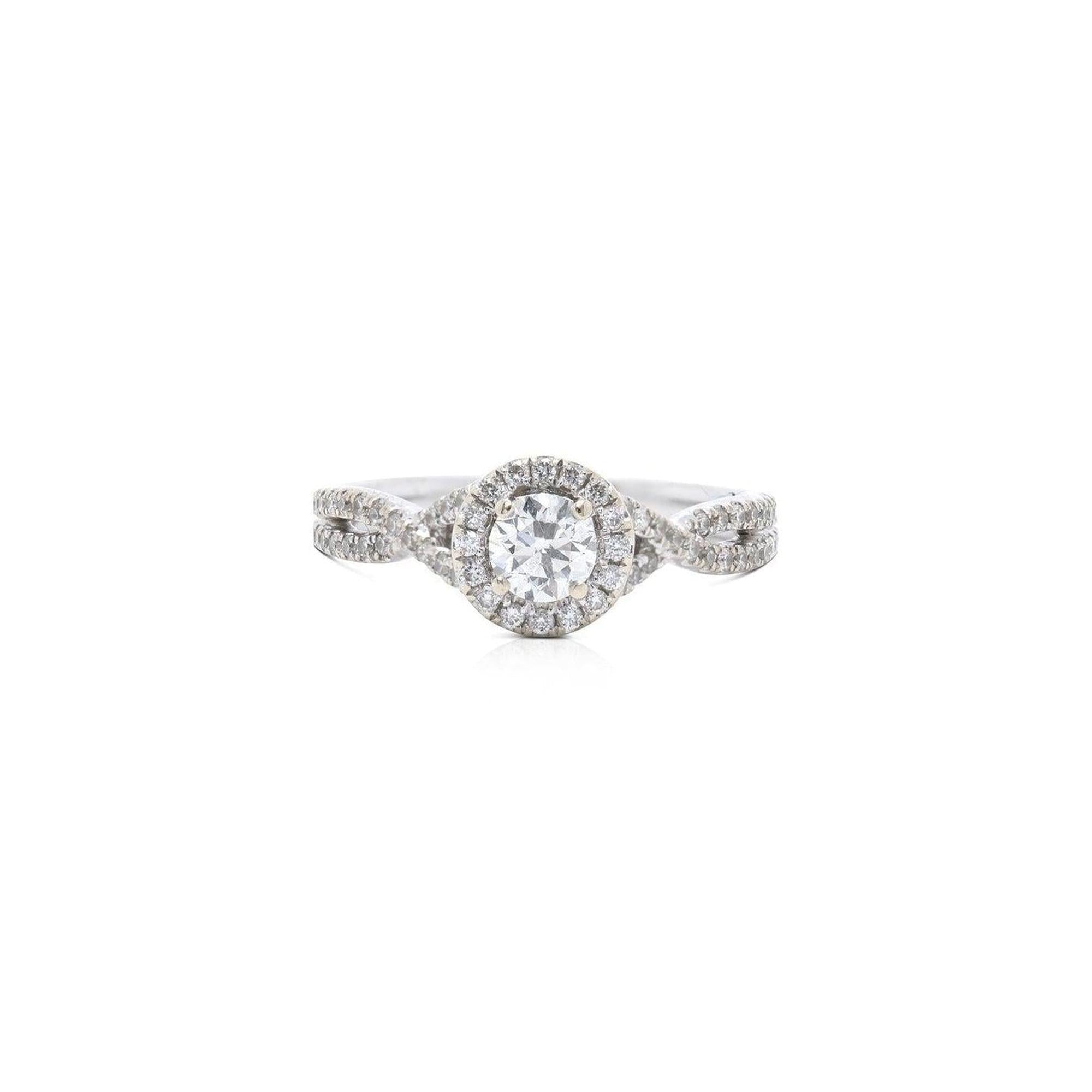Michael Hill Halo Design Diamond Engagement Ring