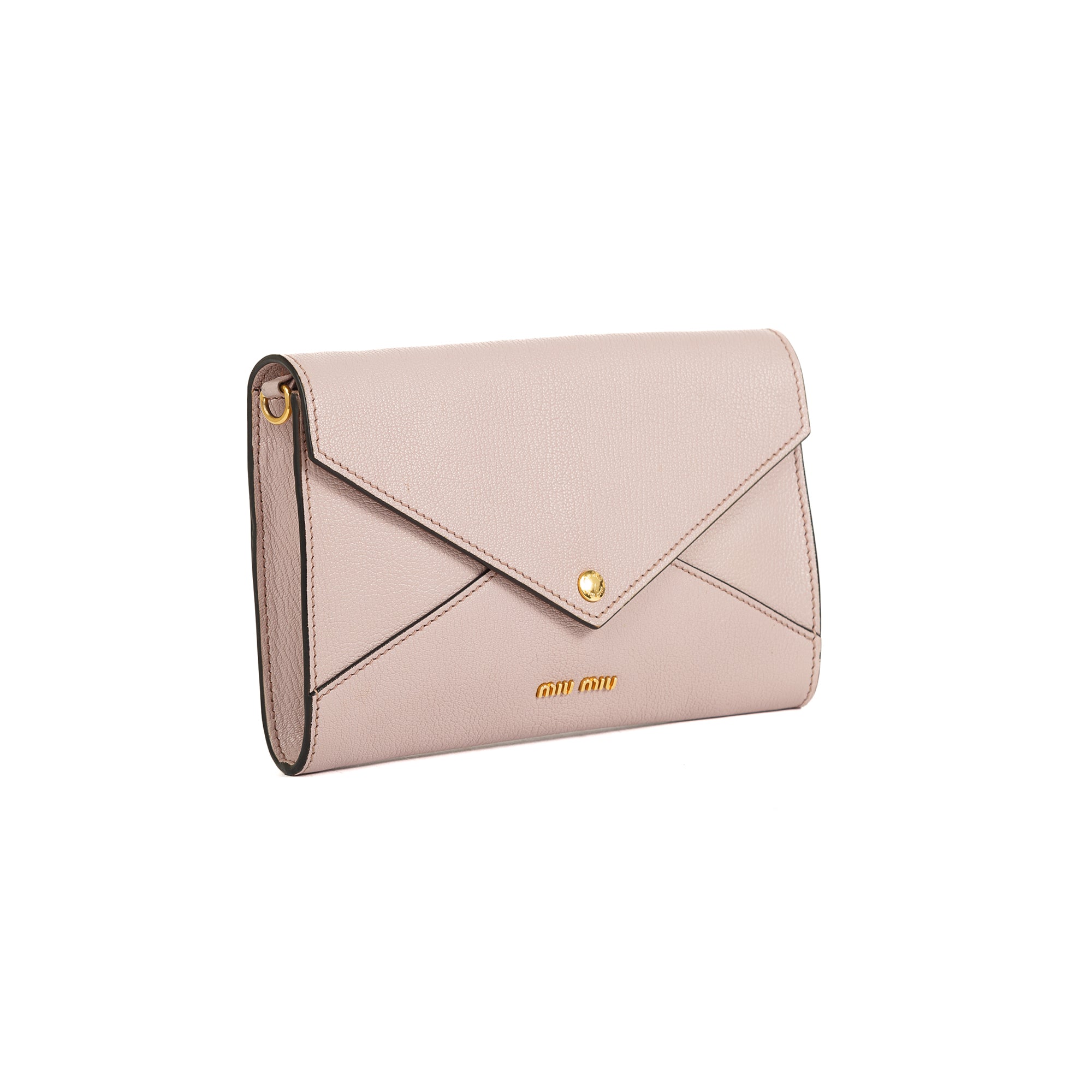 Miu Miu Madras Envelope Shoulder Bag w/ Authenticity Card