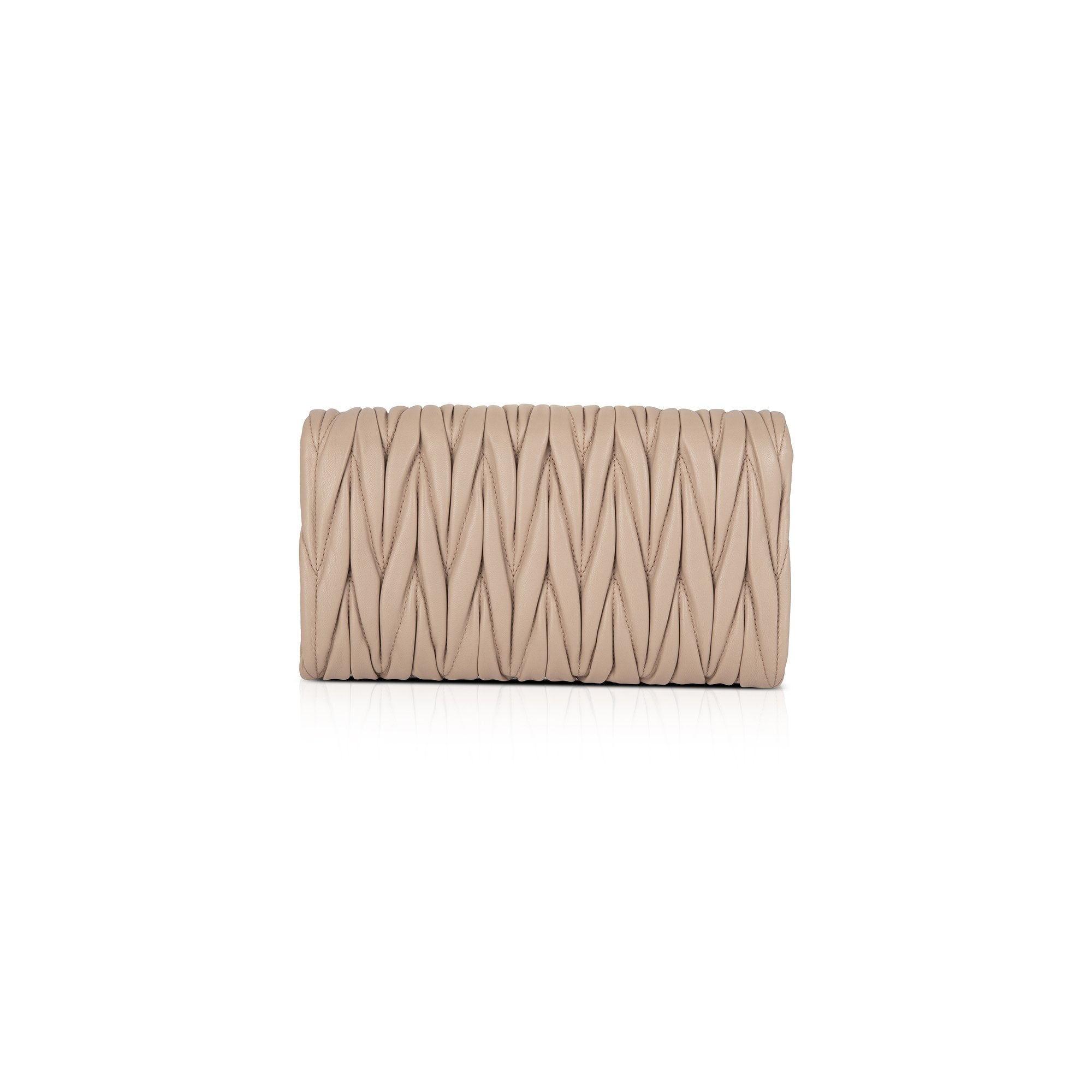Miu Miu Matelasse Leather Clutch