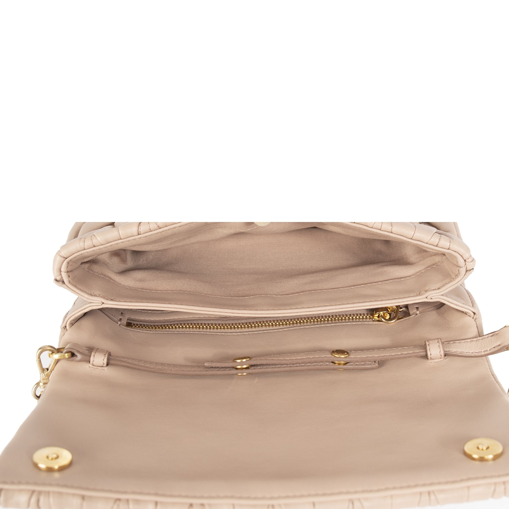 Miu Miu Matelasse Leather Clutch