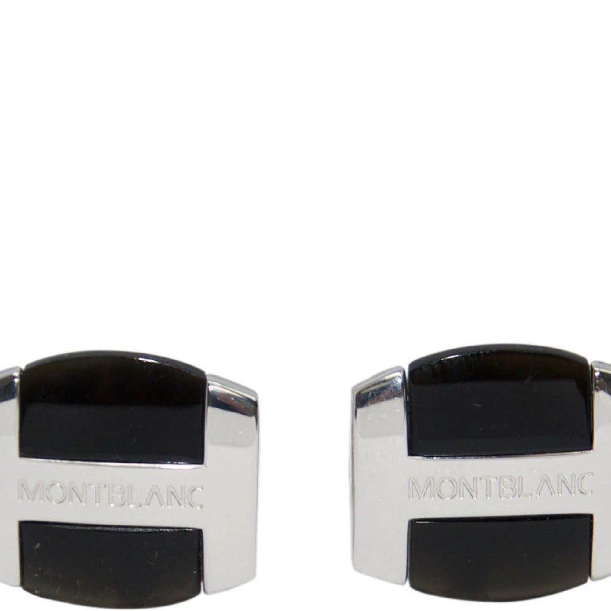 Montblanc Cufflinks with Black Onyx