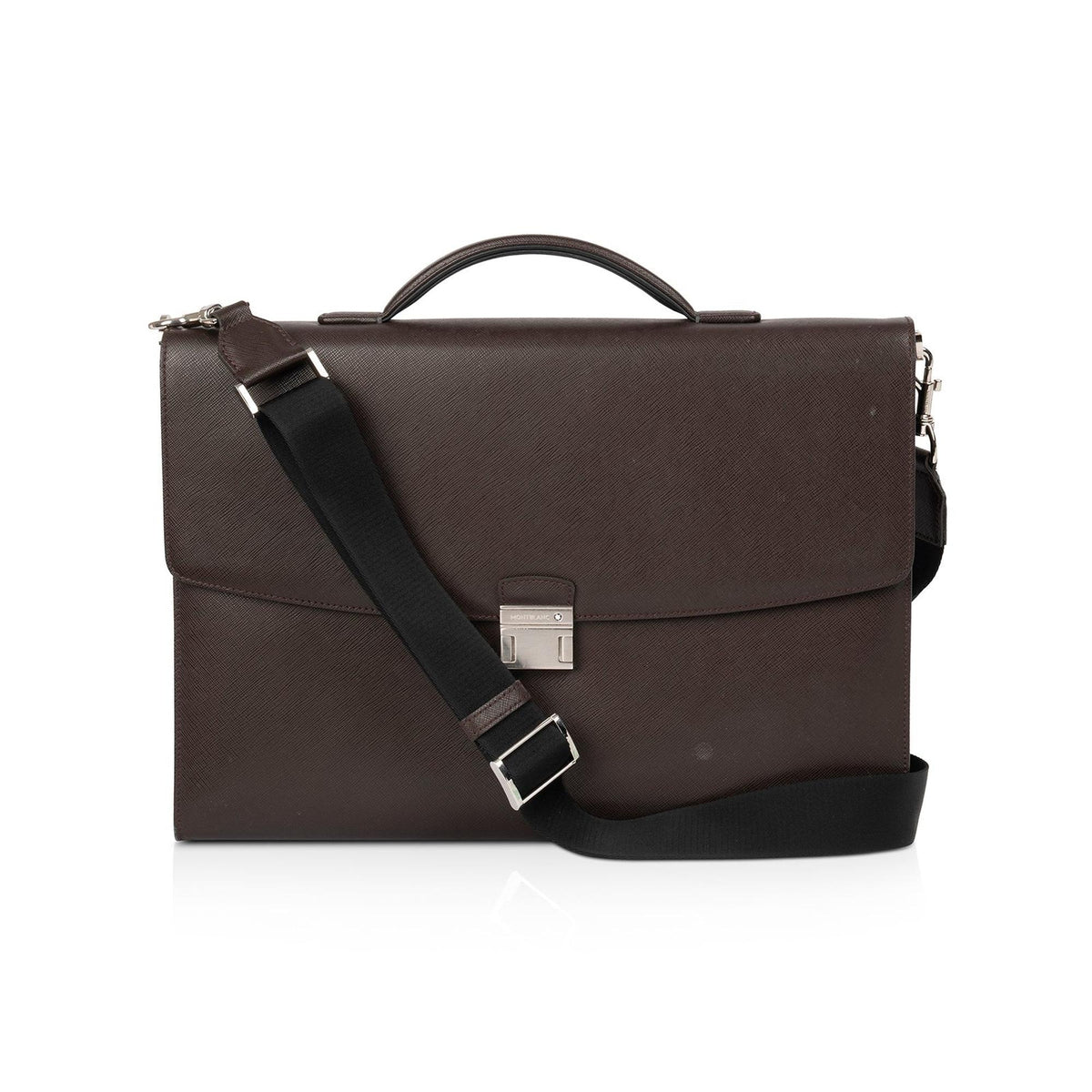 Montblanc Leather Briefcase Oliver Jewellery