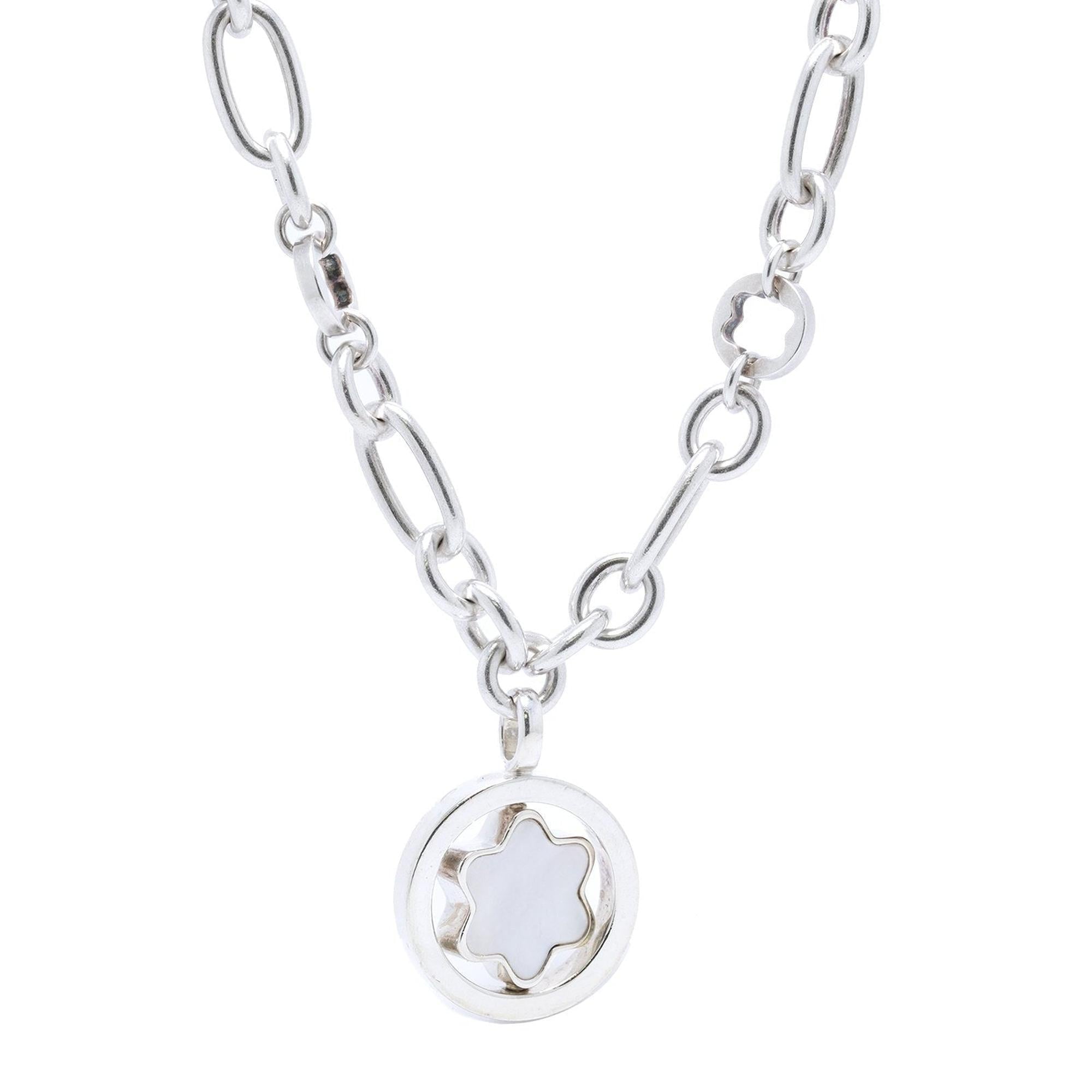Montblanc Mother of Pearl Star Signet Necklace