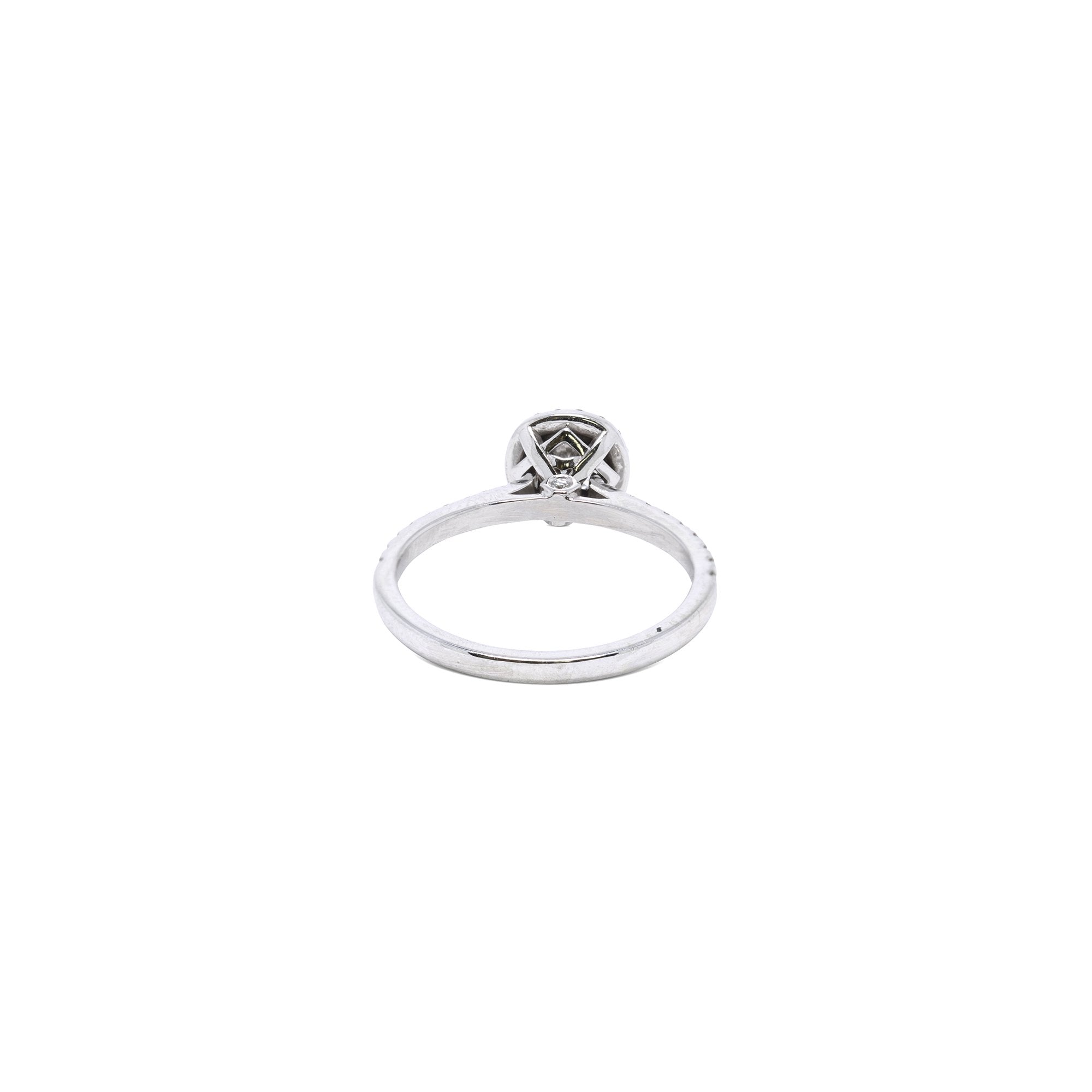 Noam Carver Halo Design Diamond Engagement Ring w/ GIA Report