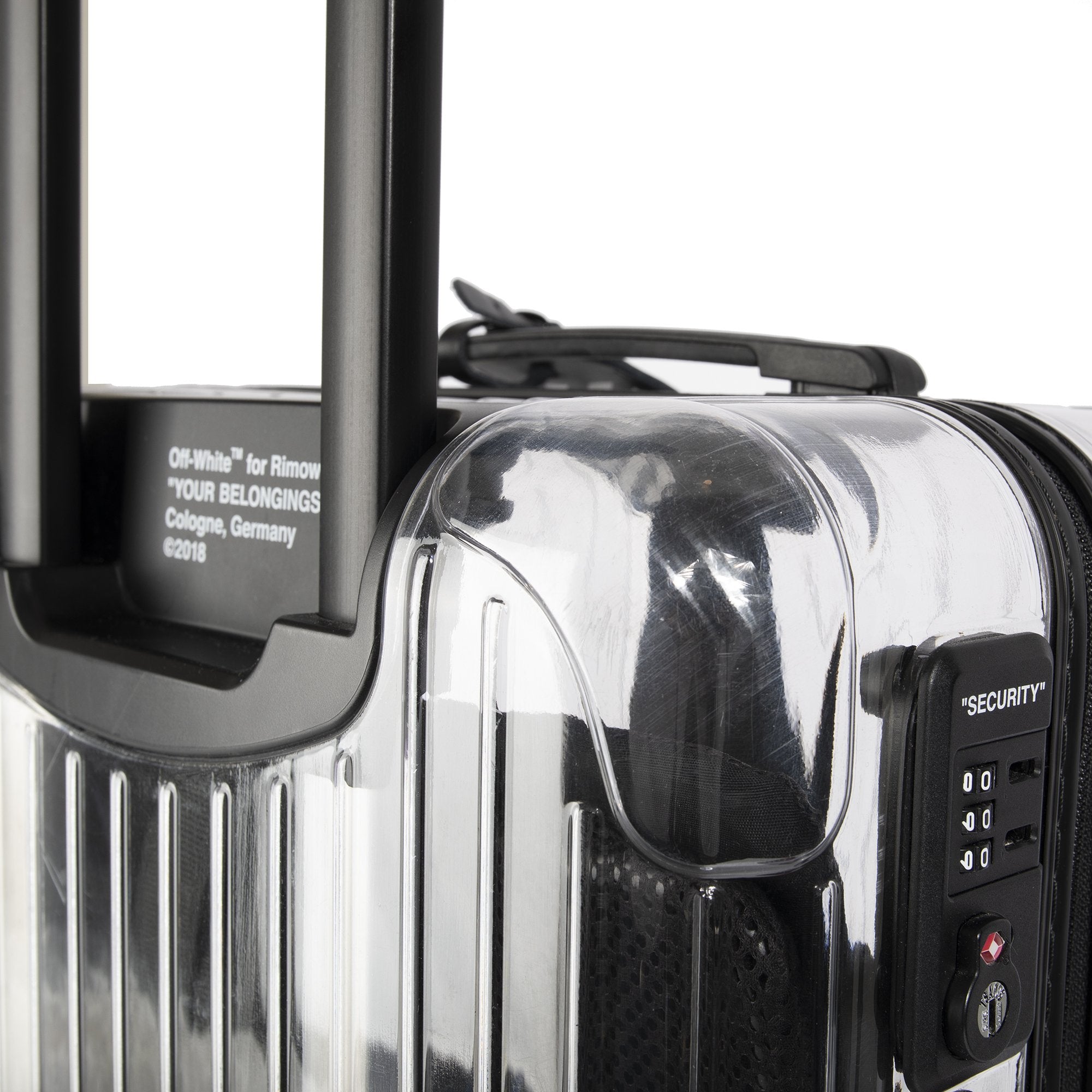 OFF-WHITE X RIMOWA 2018 Limited Edition Virgil Abloh See Through Luggage