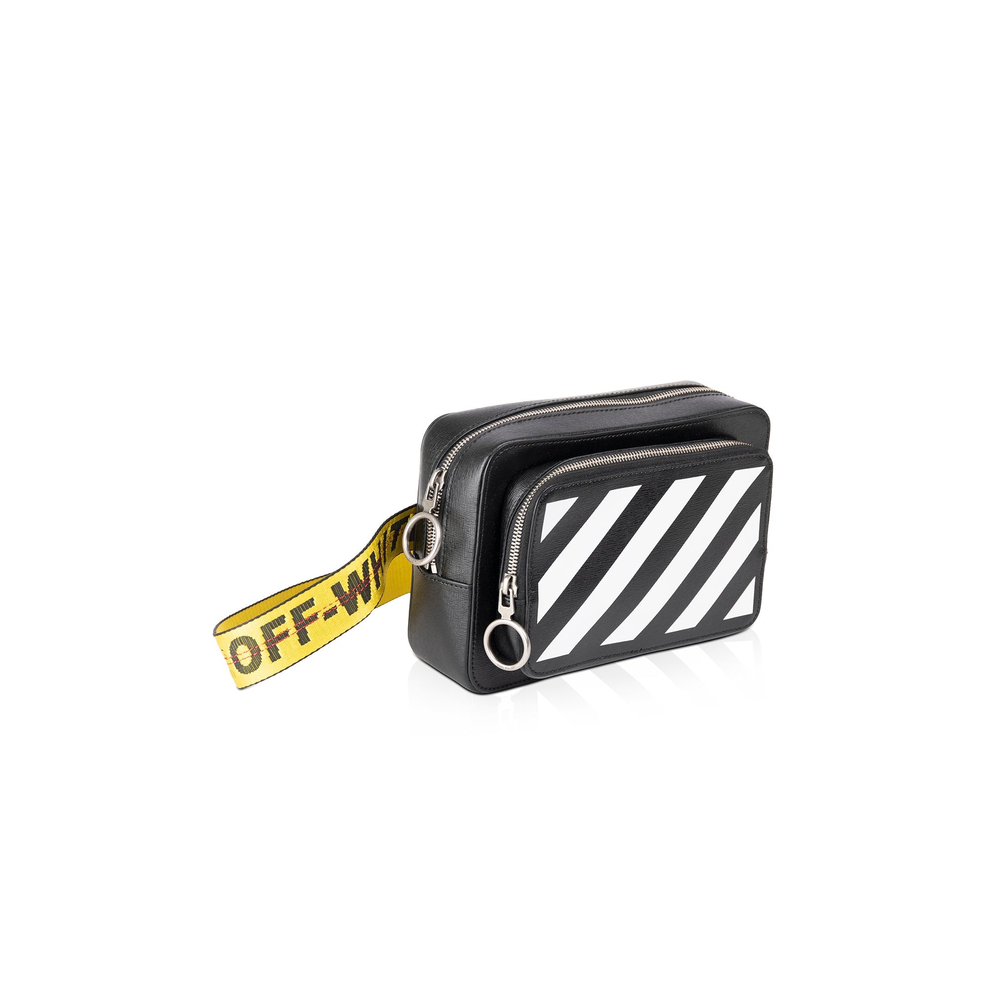 Off-White Binder Diagonal-Stripe Belt Bag