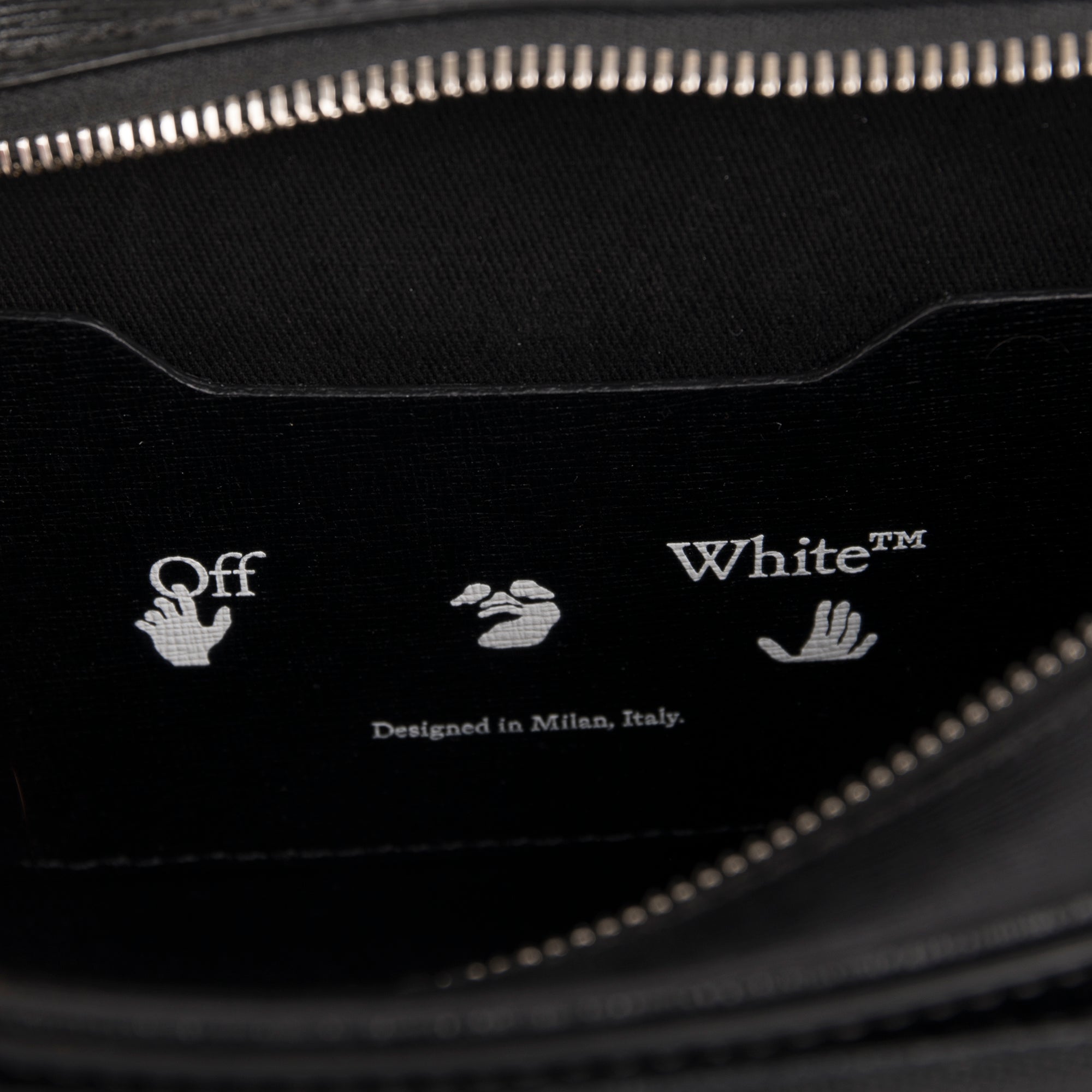 Off-White Binder Diagonal-Stripe Belt Bag