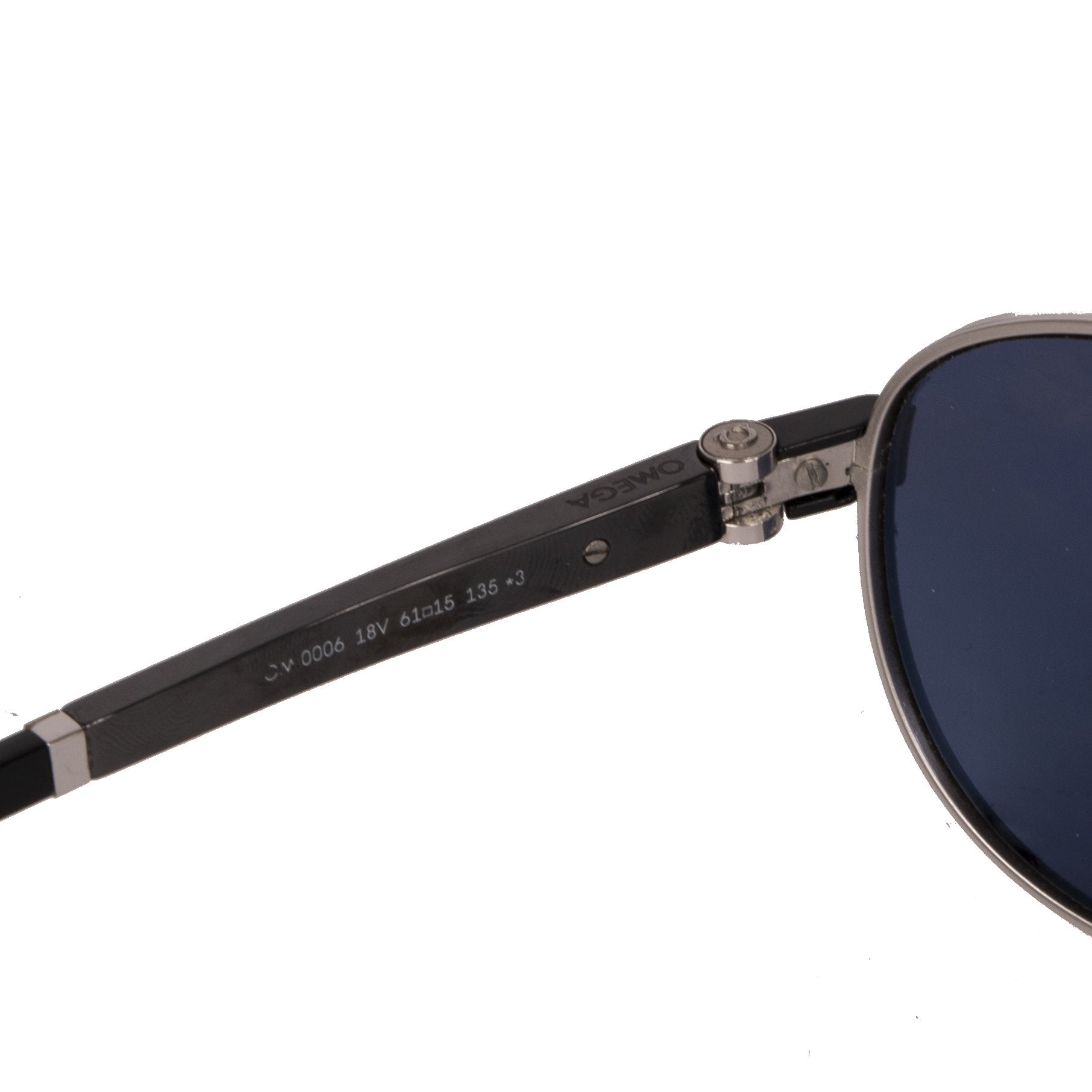 Omega Pilot Aviator Sunglasses w/ Case