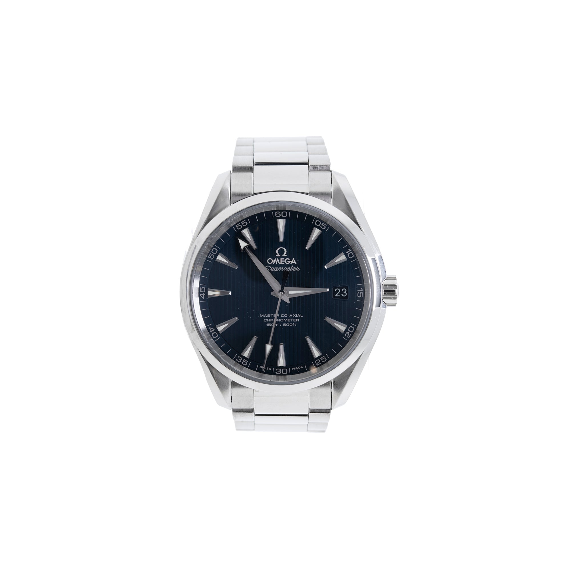 Omega Seamaster Aqua Terra Master Co-Axial Chronometer 41.5 mm Watch w/ Box & Papers