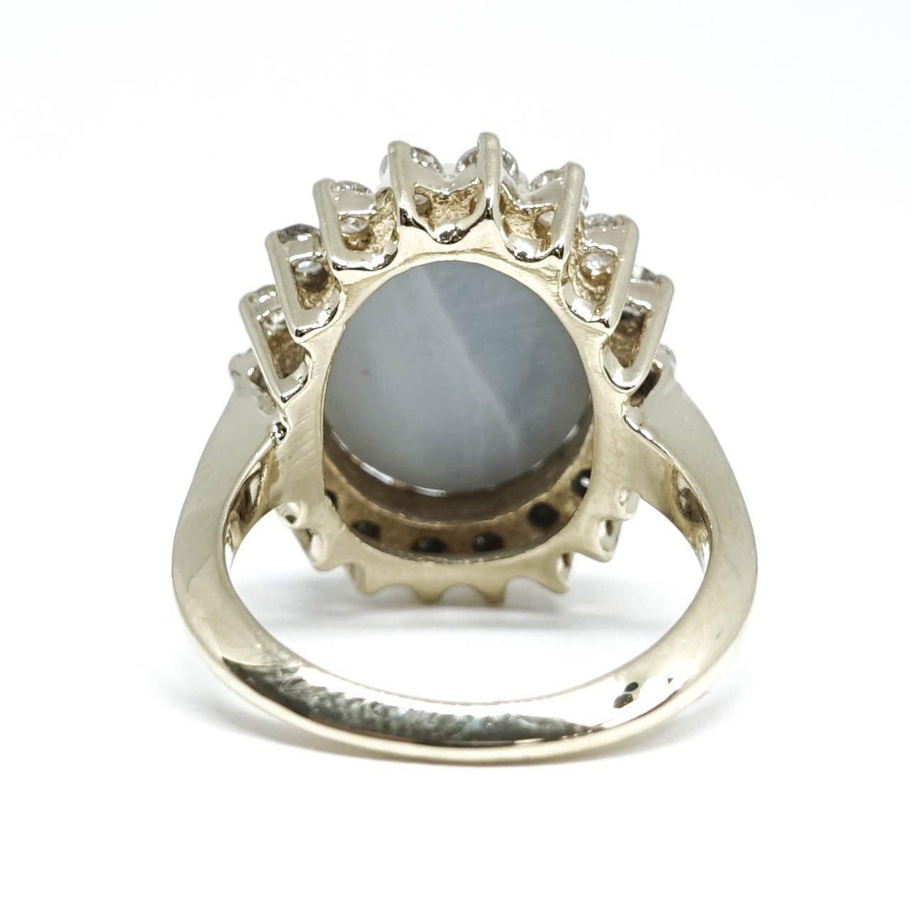 Opal and Diamond Cocktail Ring