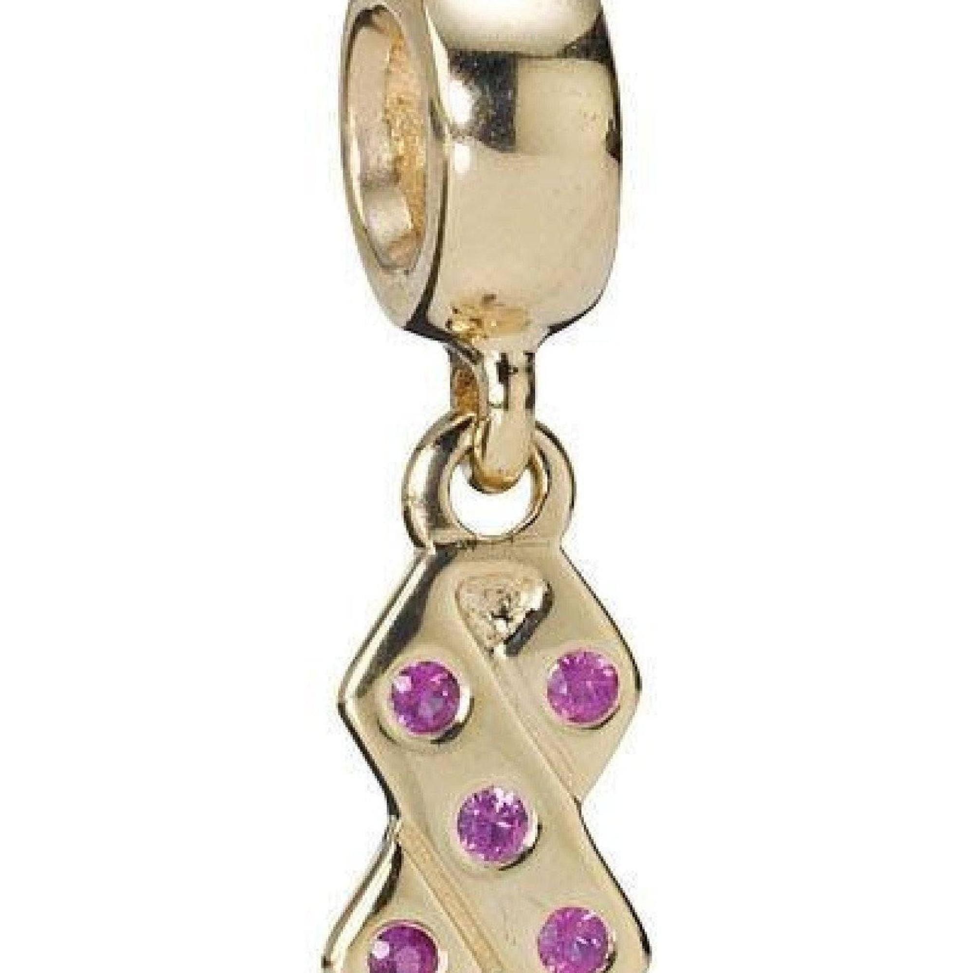 Pandora Breast Cancer Awareness Charm with Pink Sapphires