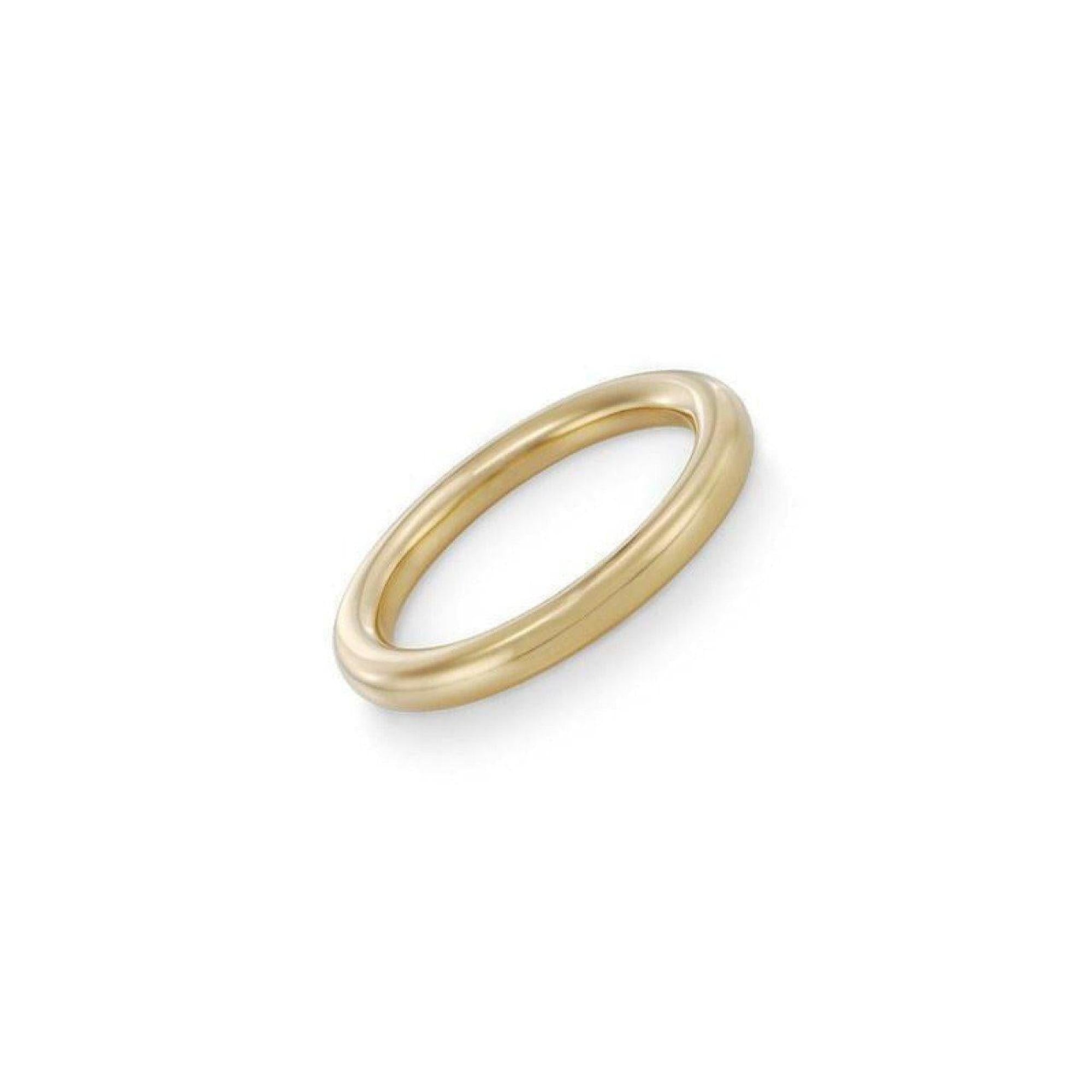 Pandora Gold Plain Band ring