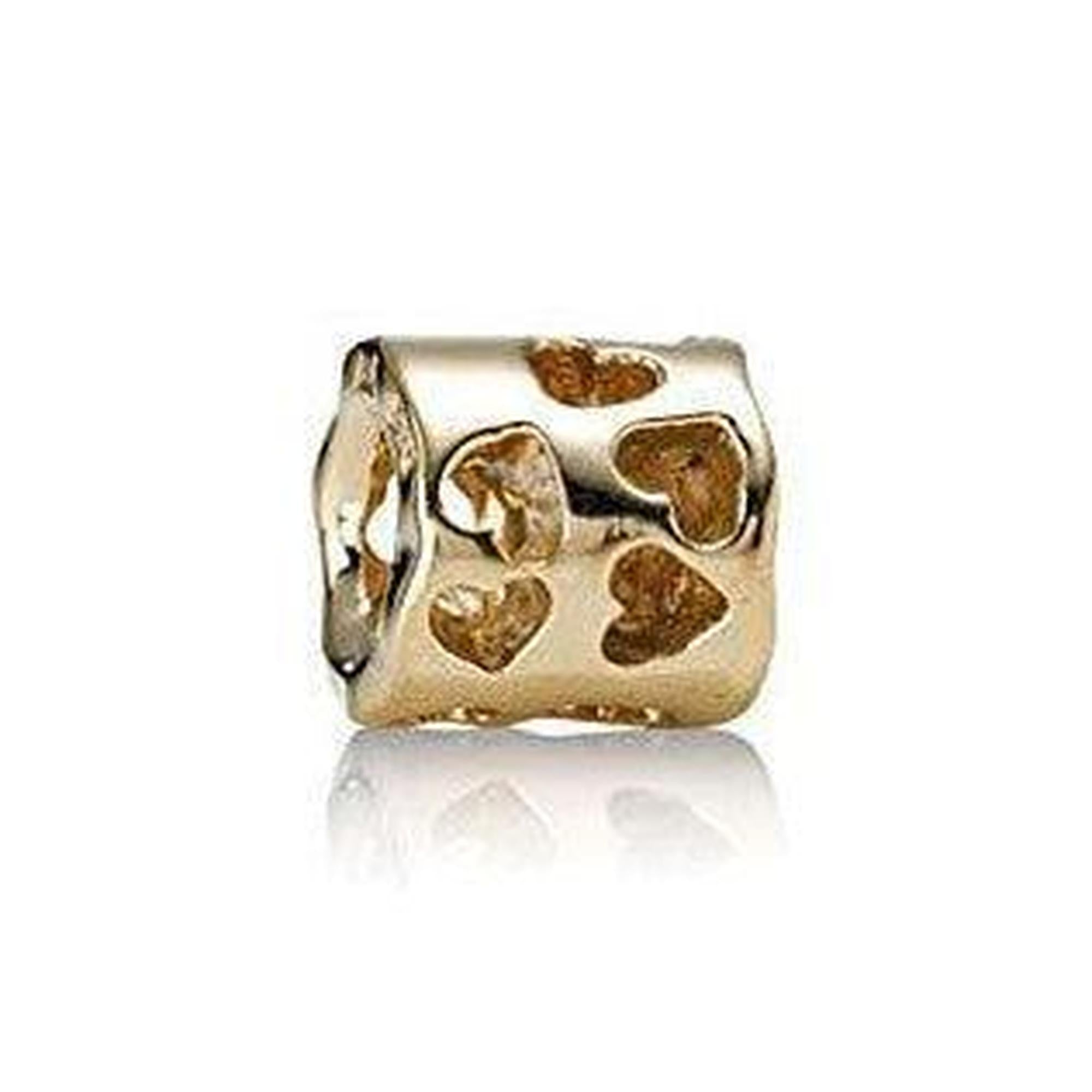 Pandora Gold Tunnel of Love Charm