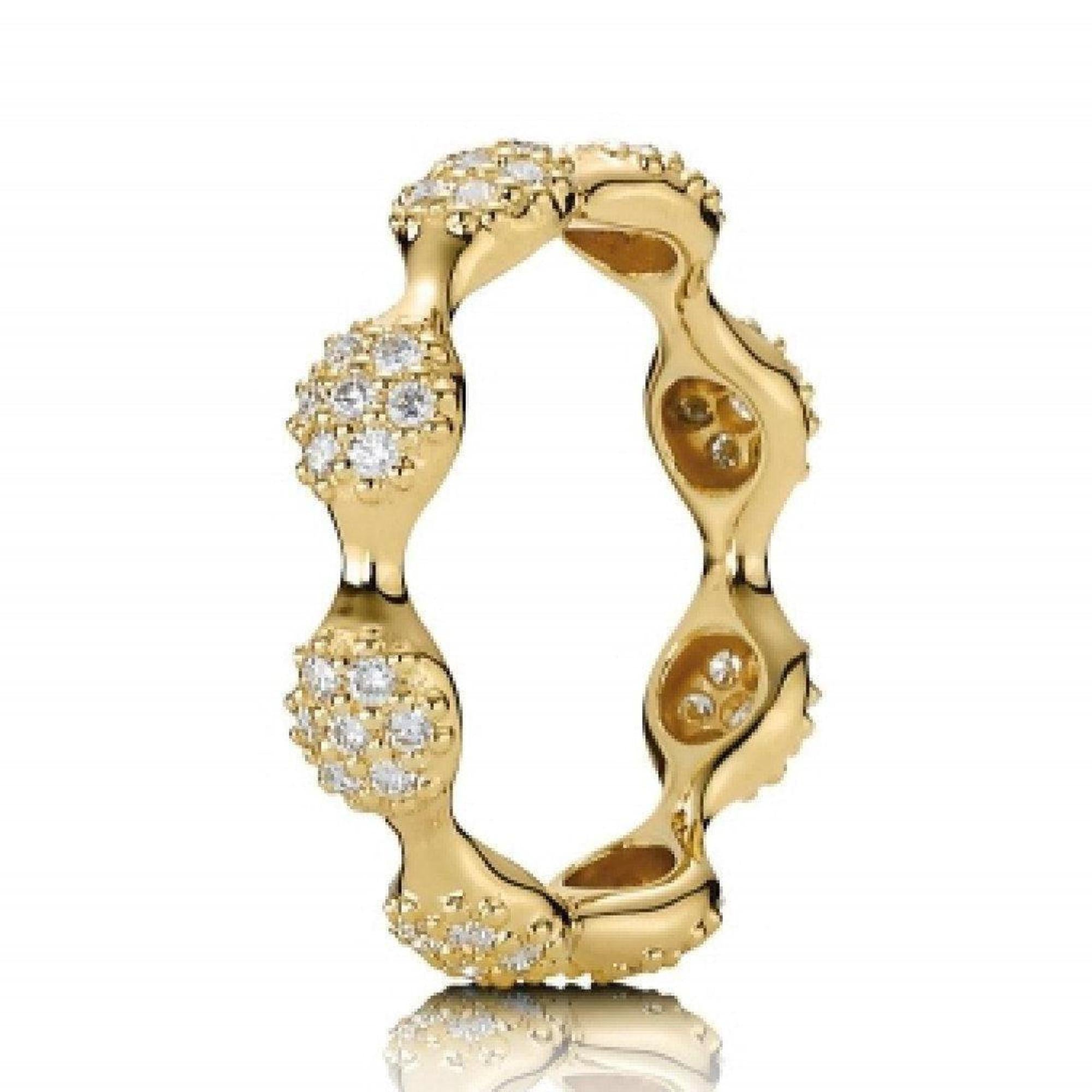 Pandora Lovepod Pave Diamond Ring