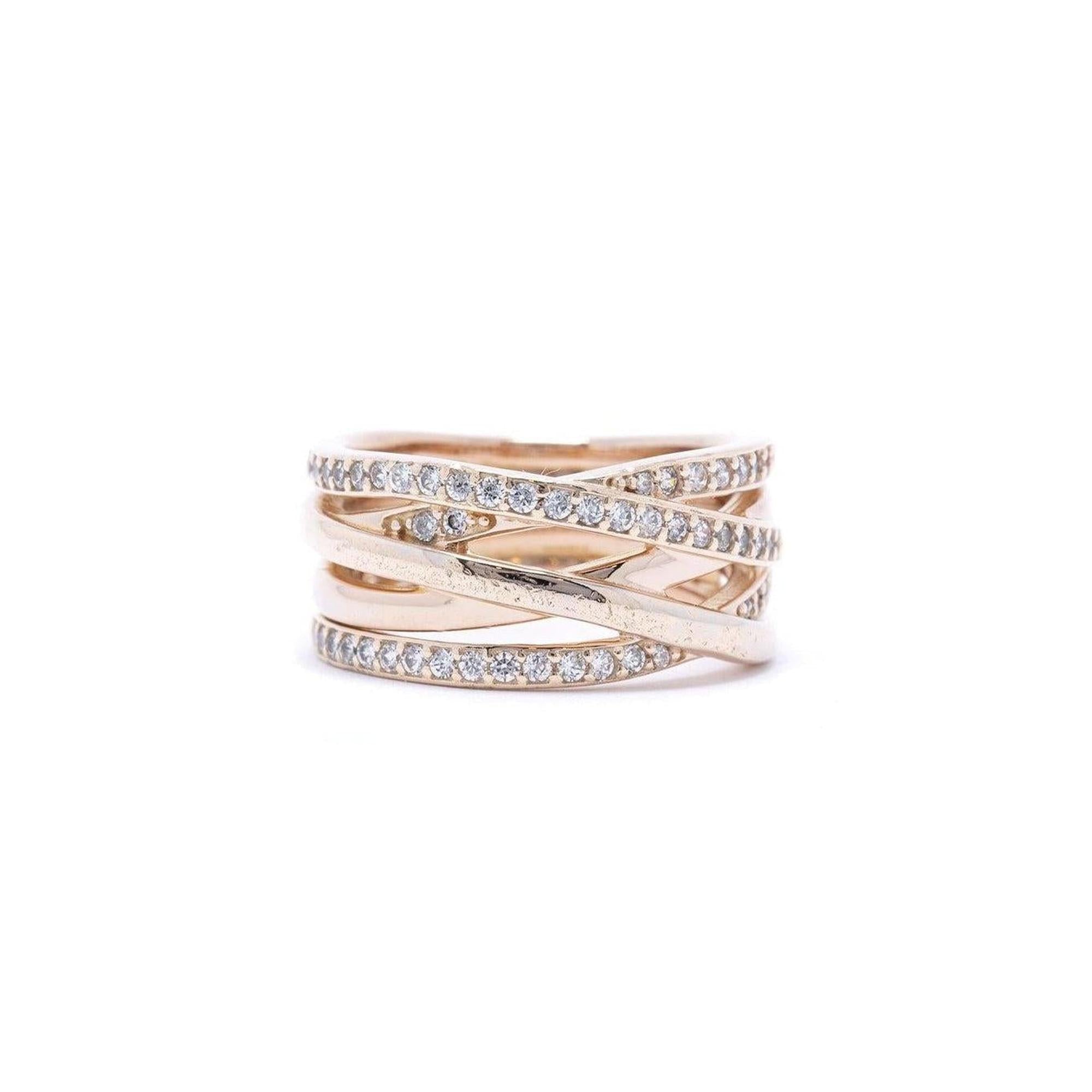 Pandora Rose Entwined Ring, Size 6 3/4