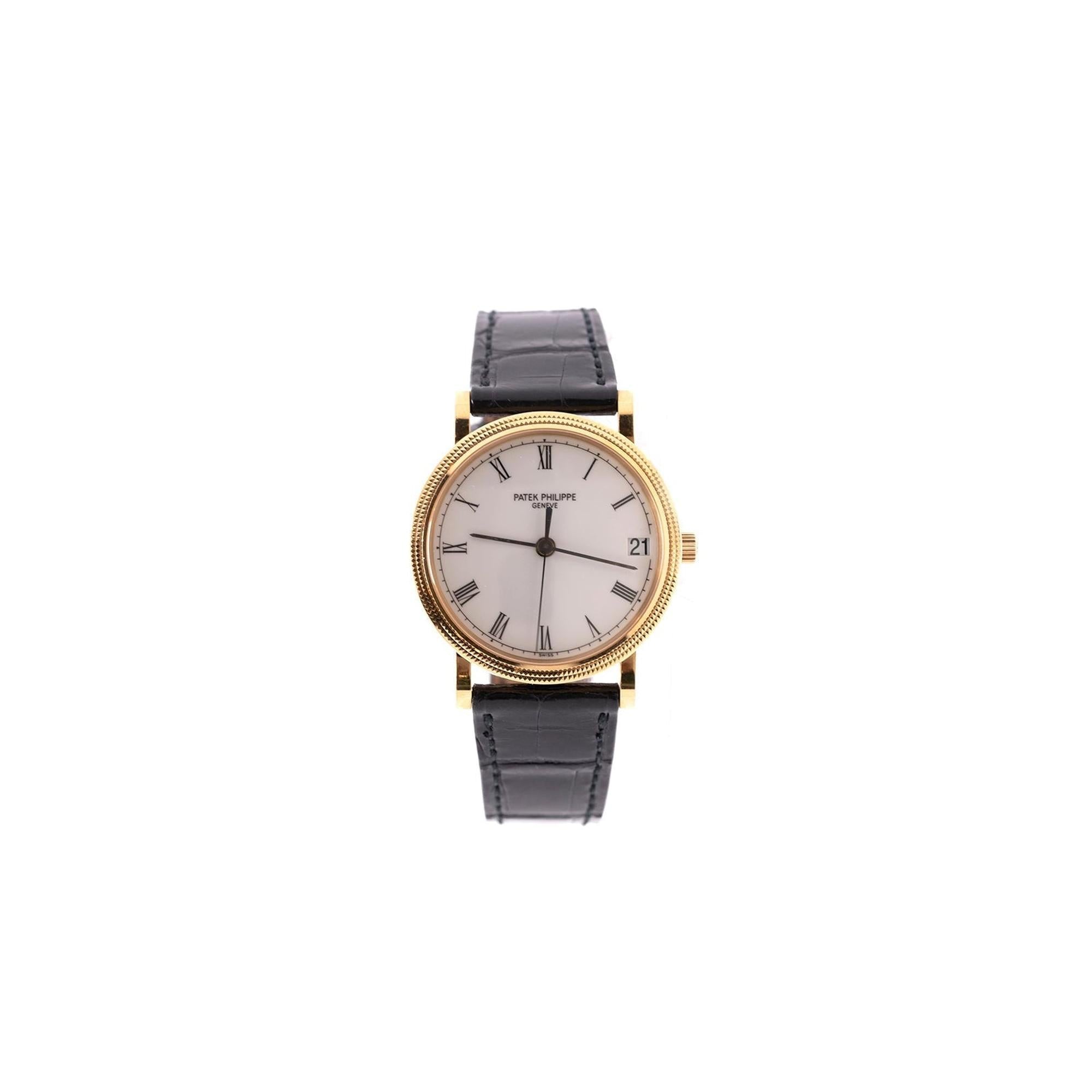 Patek Philippe 18k Gold Calatrava Watch