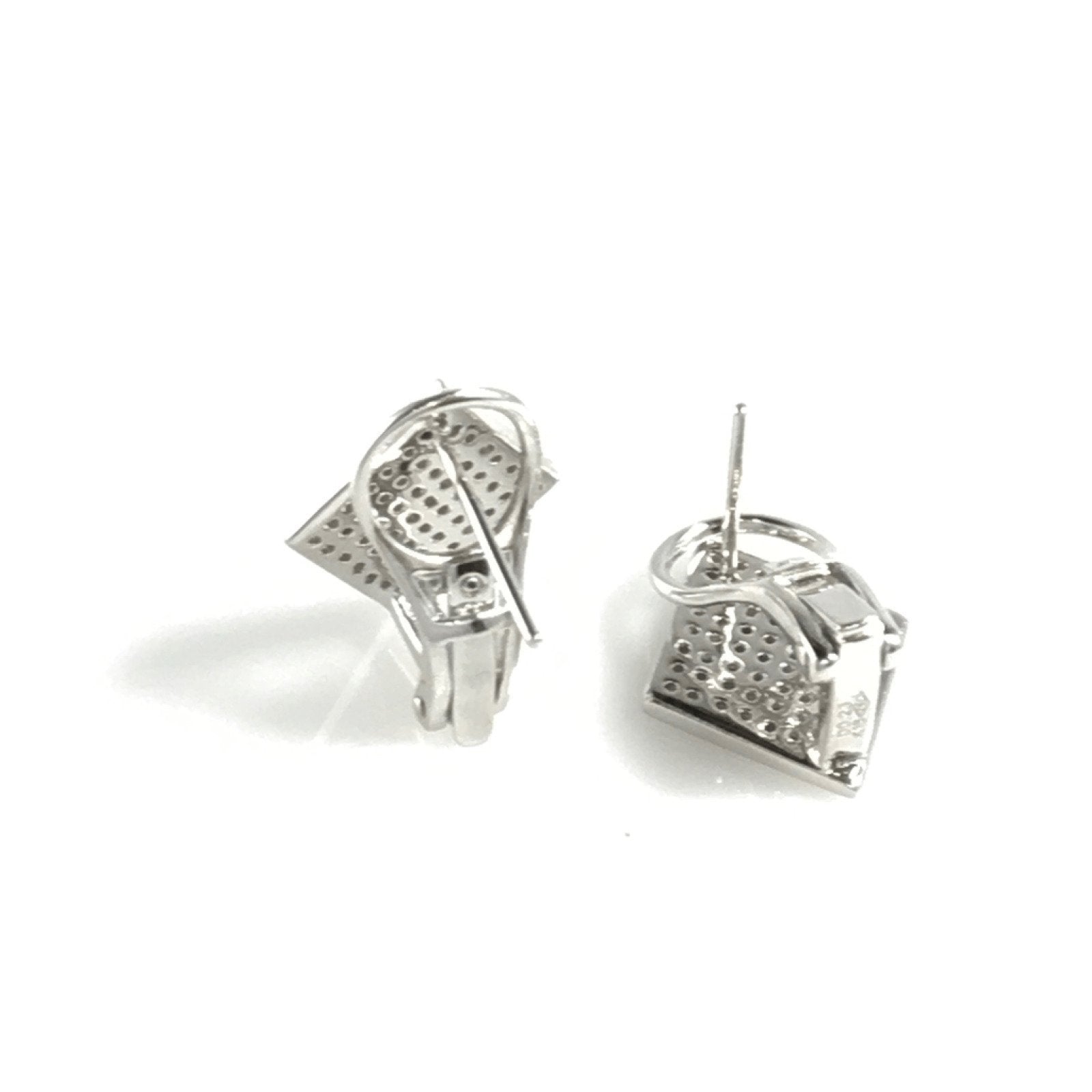 Pave Diamond Earrings