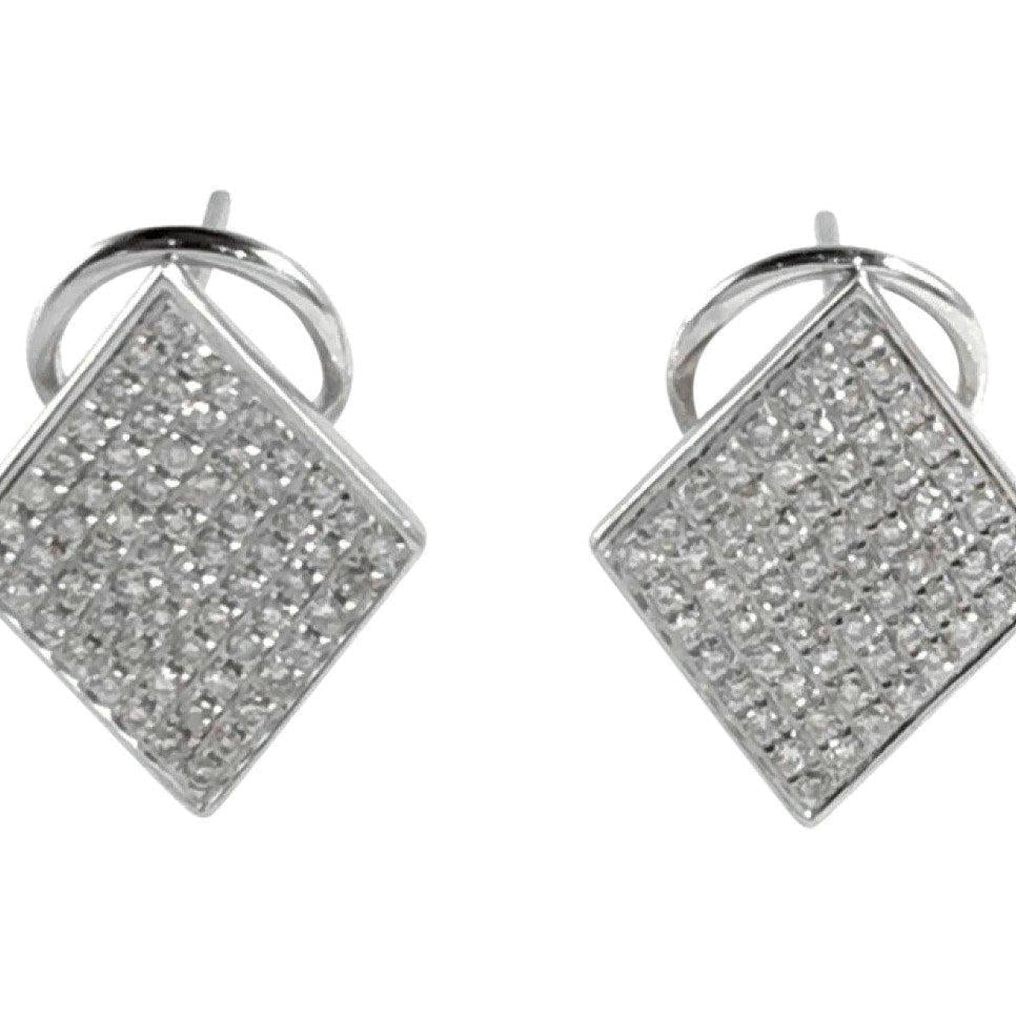 Pave Diamond Earrings