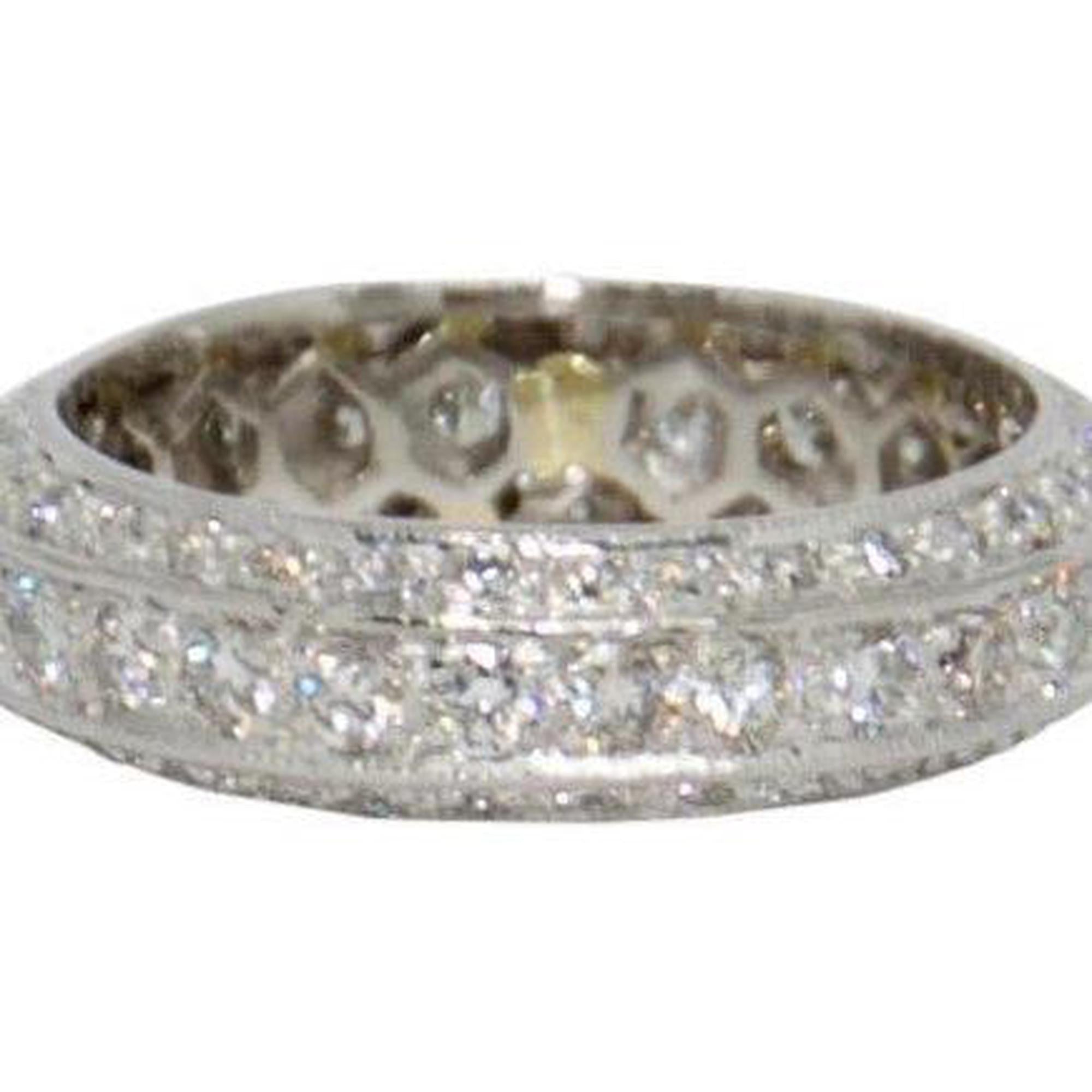 Pave Diamond Eternity Band Ring