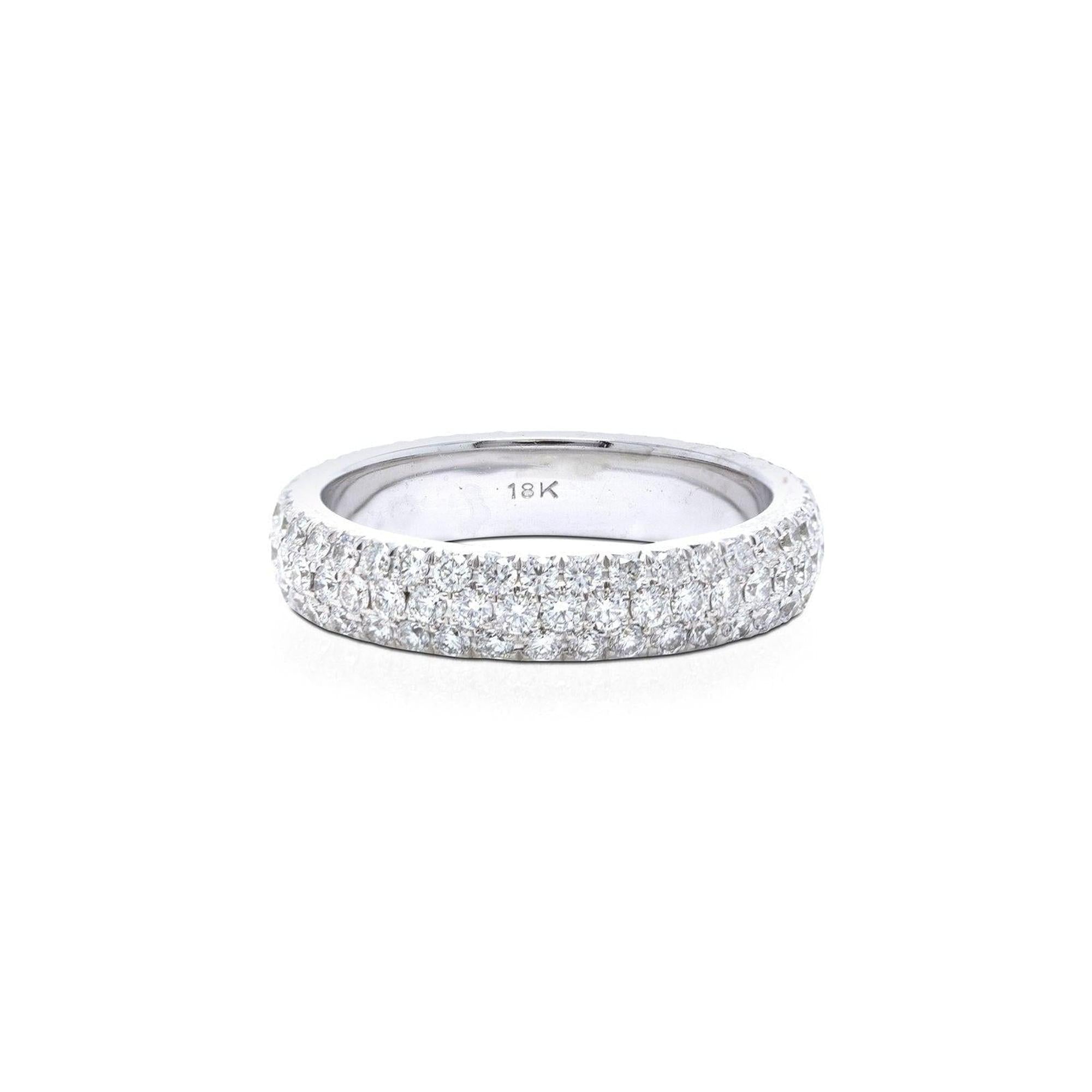 Pave Diamond Eternity Band Ring