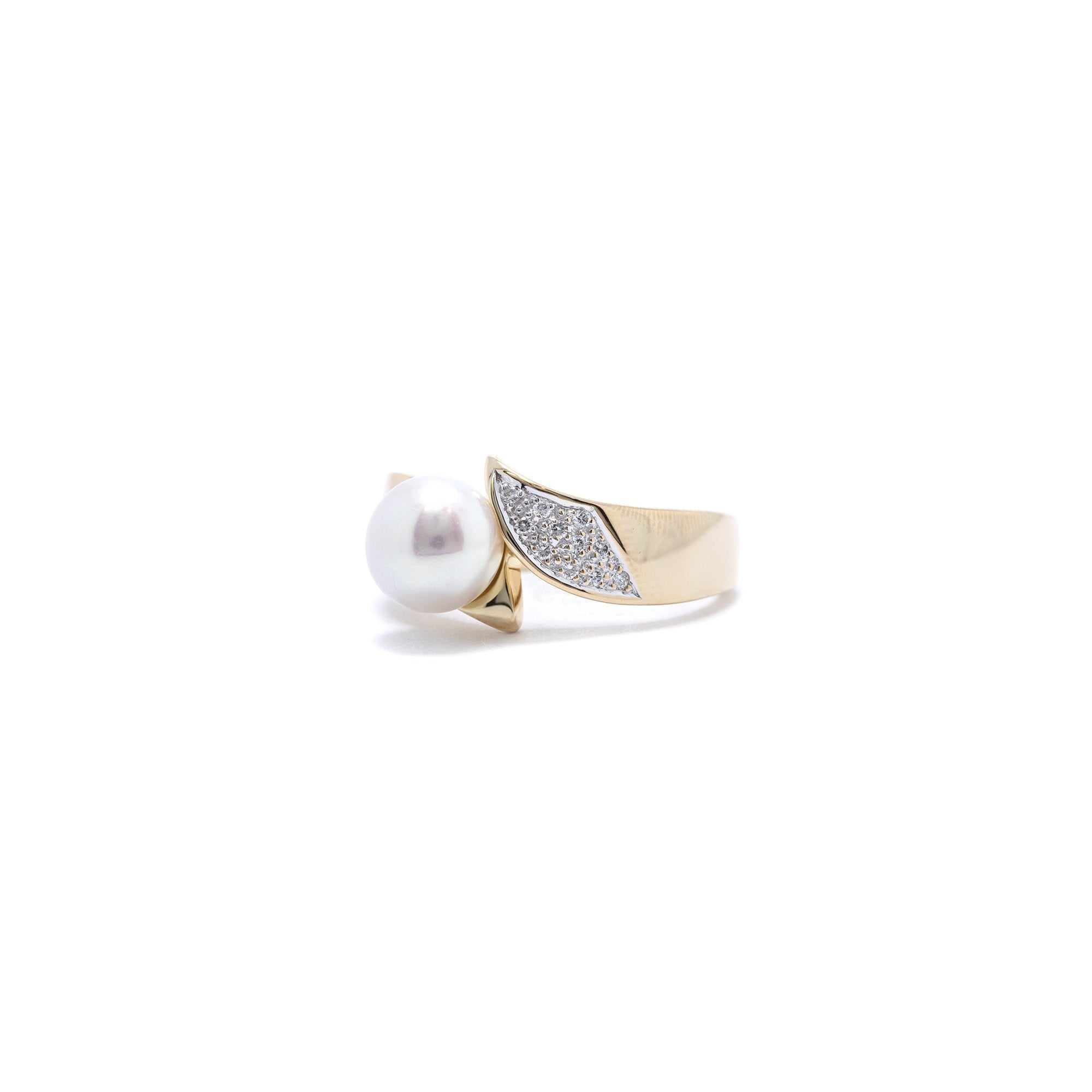 Pearl & Diamond Cocktail Ring