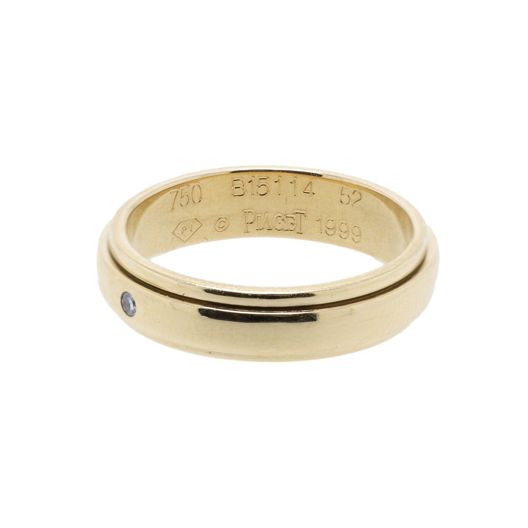 Piaget 18k Gold & Diamond Possession Wedding Band Ring