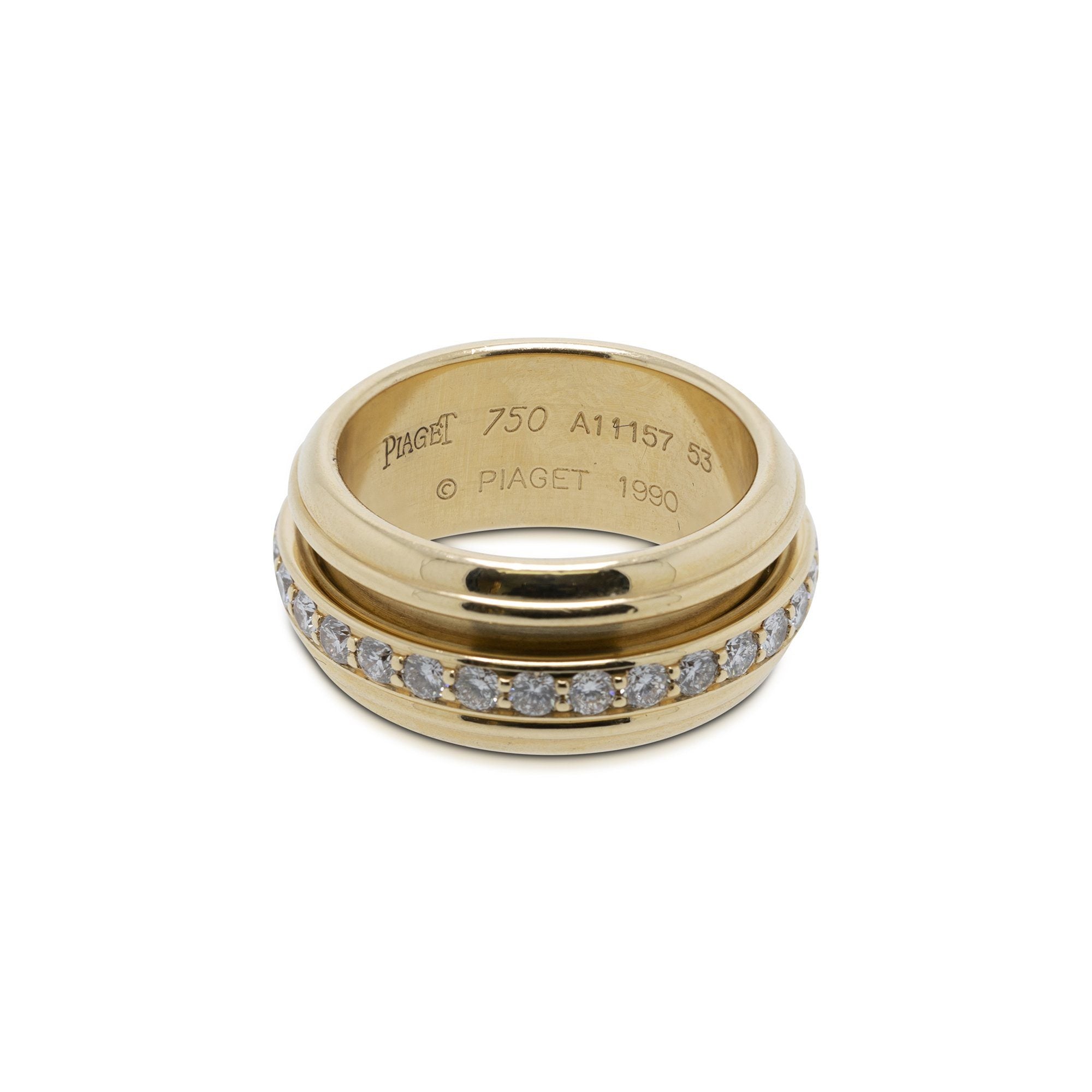 Piaget 18k Gold Possession Diamond Band Ring