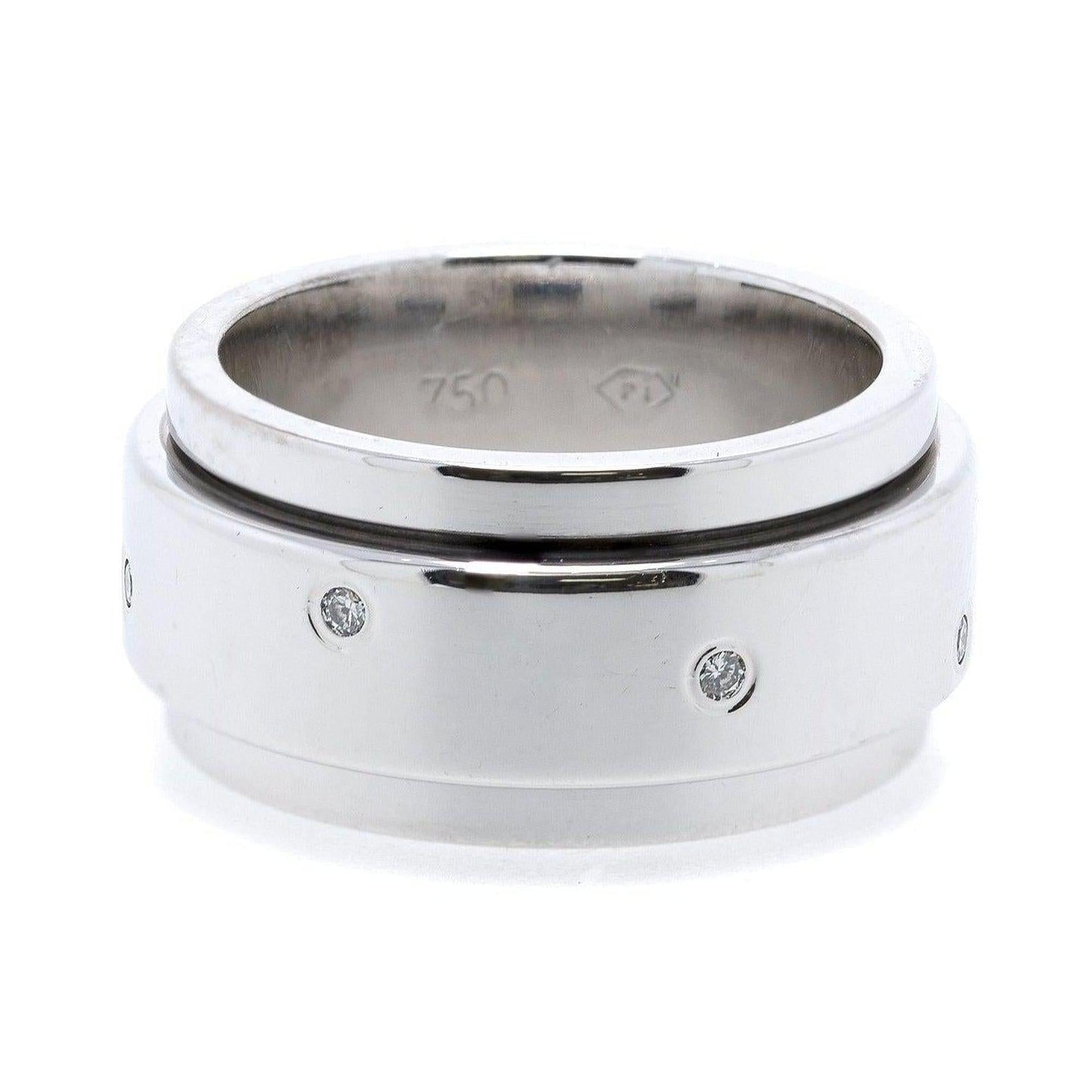 Piaget 18k White Gold & Diamond Possession Band Ring