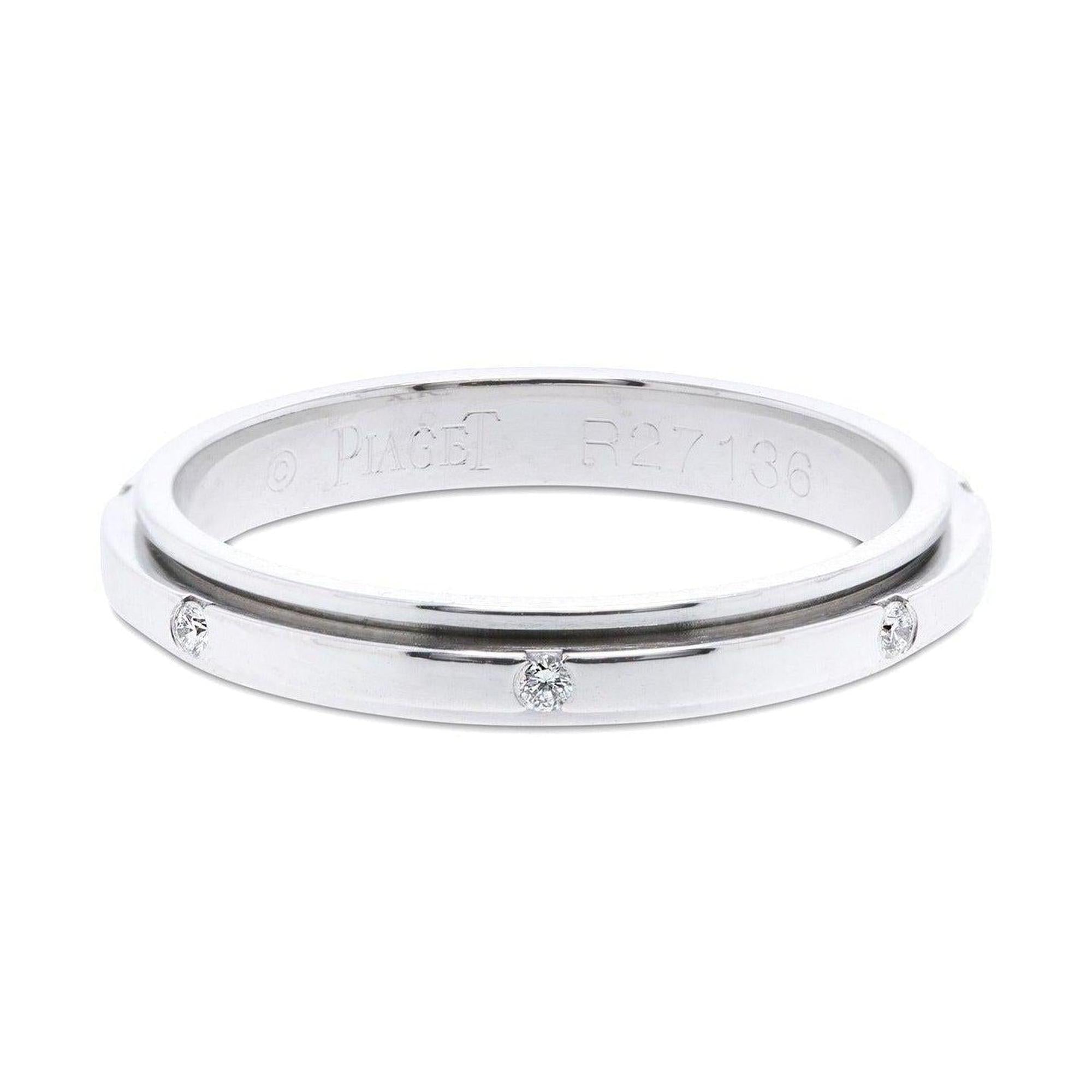 Piaget 18k White Gold Possession Diamond Wedding Band