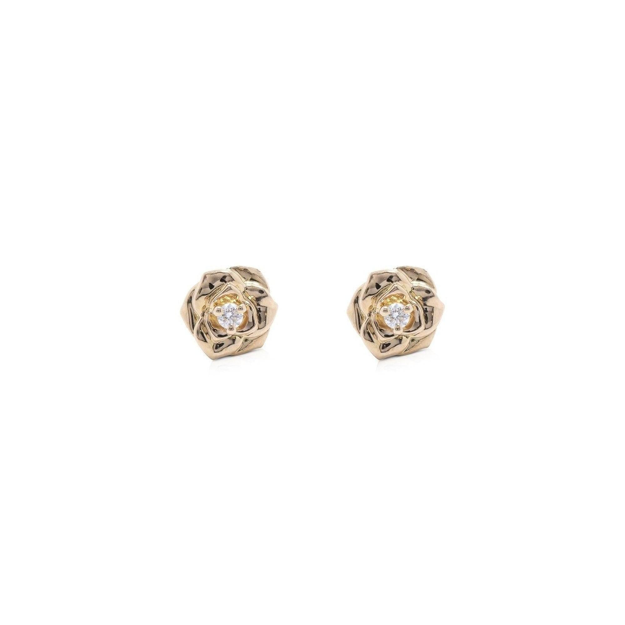 Piaget Diamond Rose Earrings