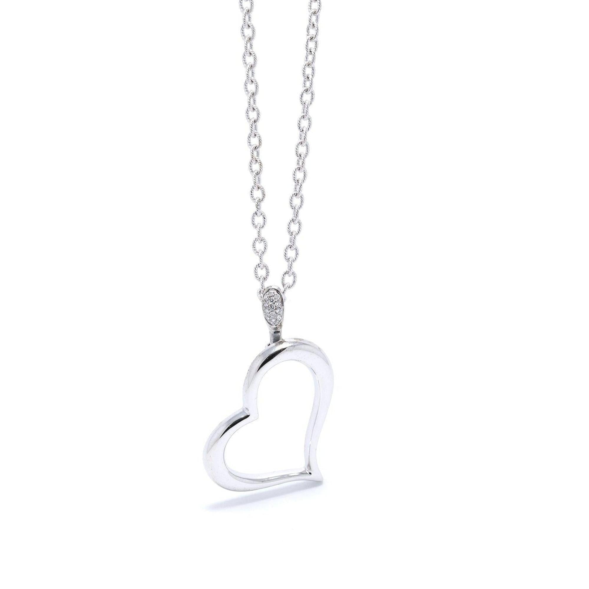 Piaget Heart Pendant Necklace with Diamonds