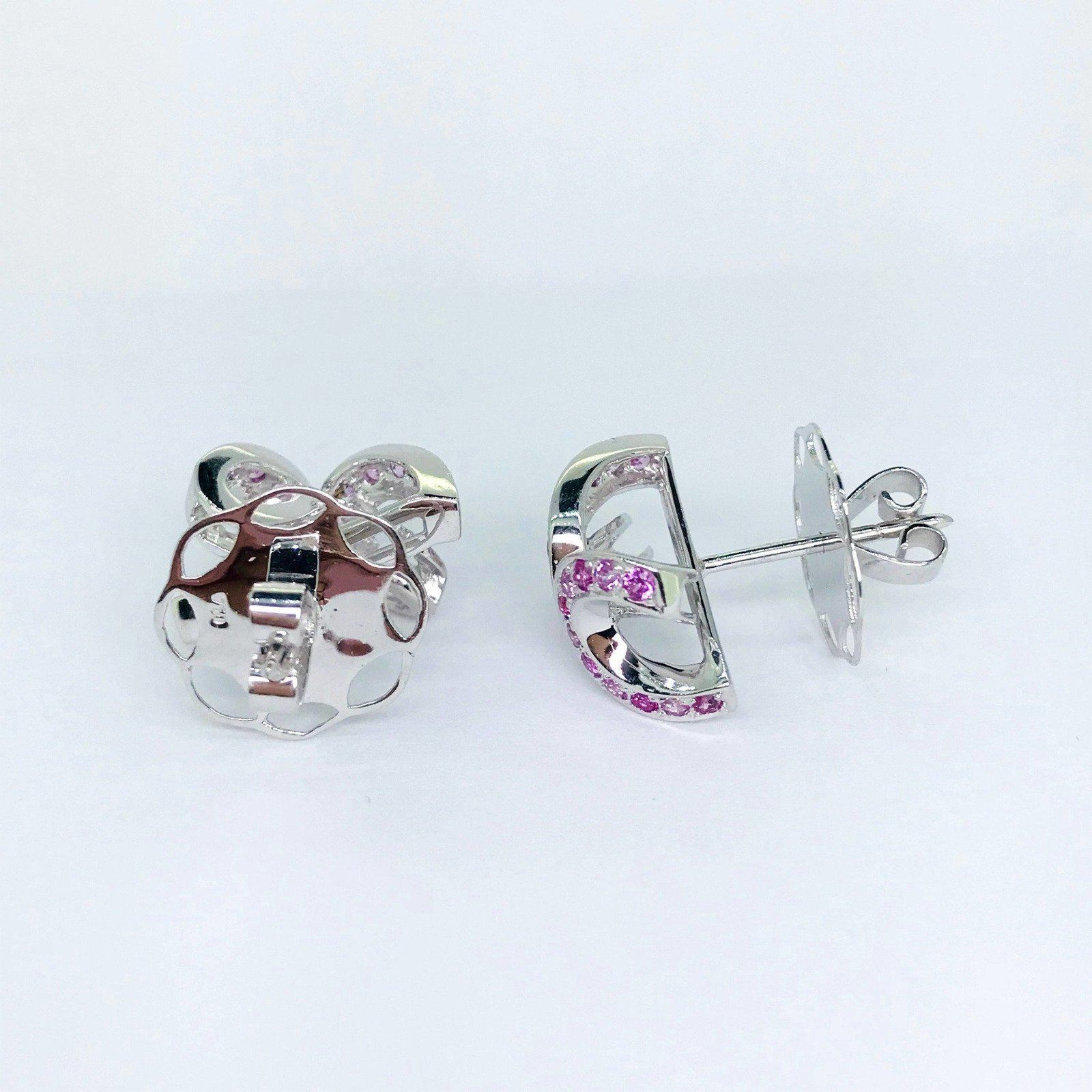 Pink Sapphire Earrings