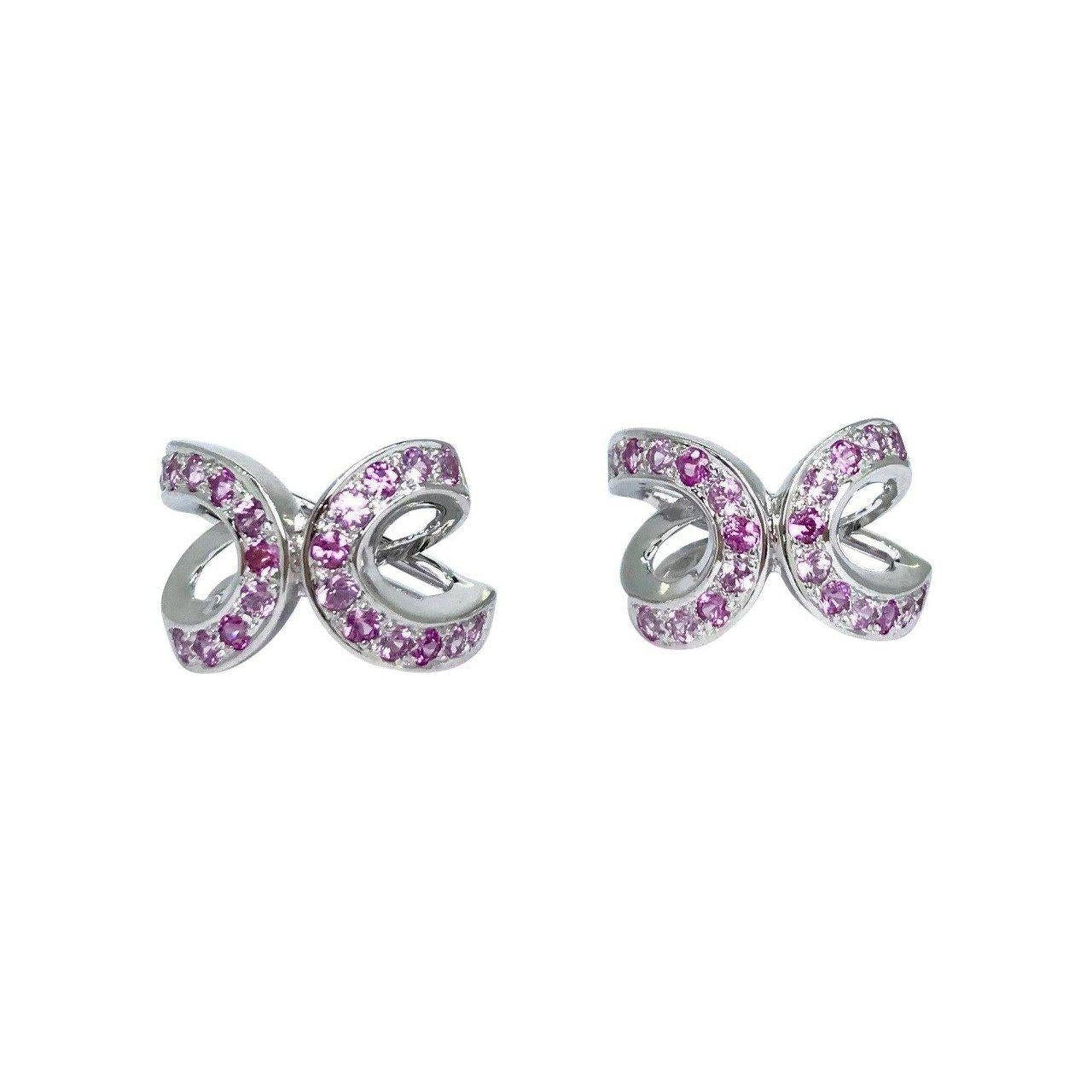 Pink Sapphire Earrings