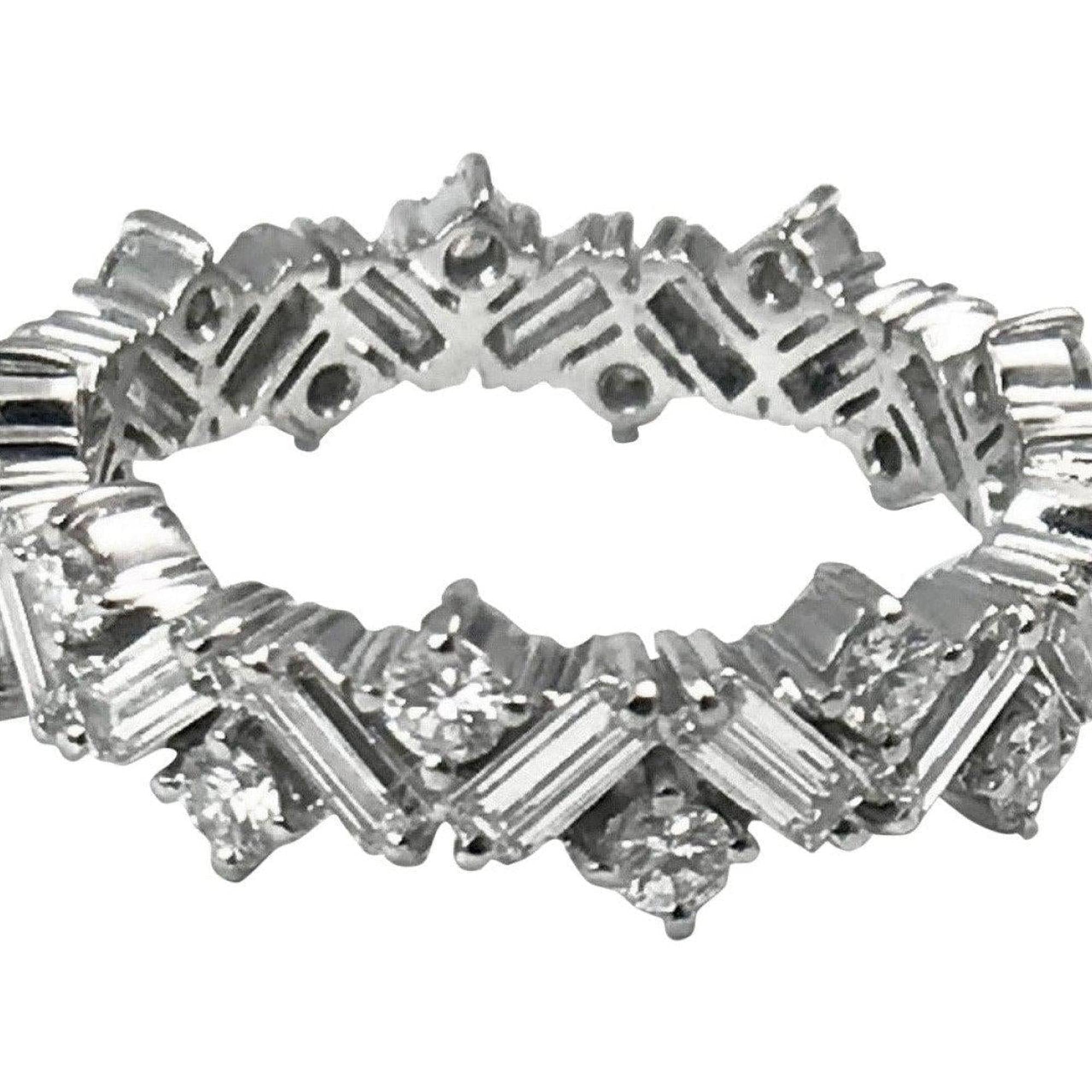 Platinum Custom Made Diamond Eternity Band