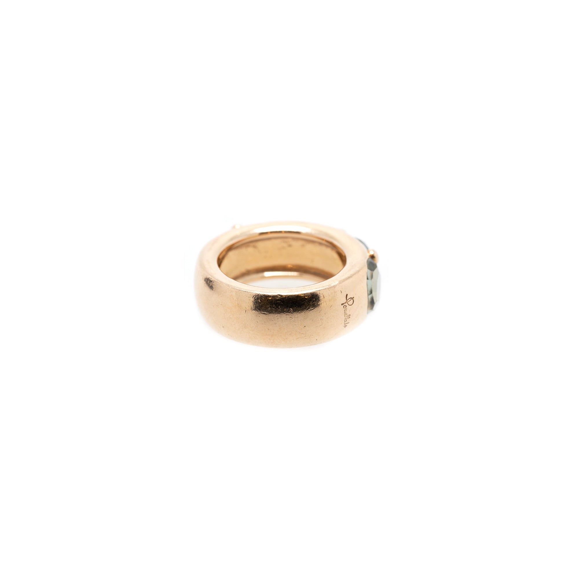 Pomellato 18k Gold Prasiolite Narciso Band