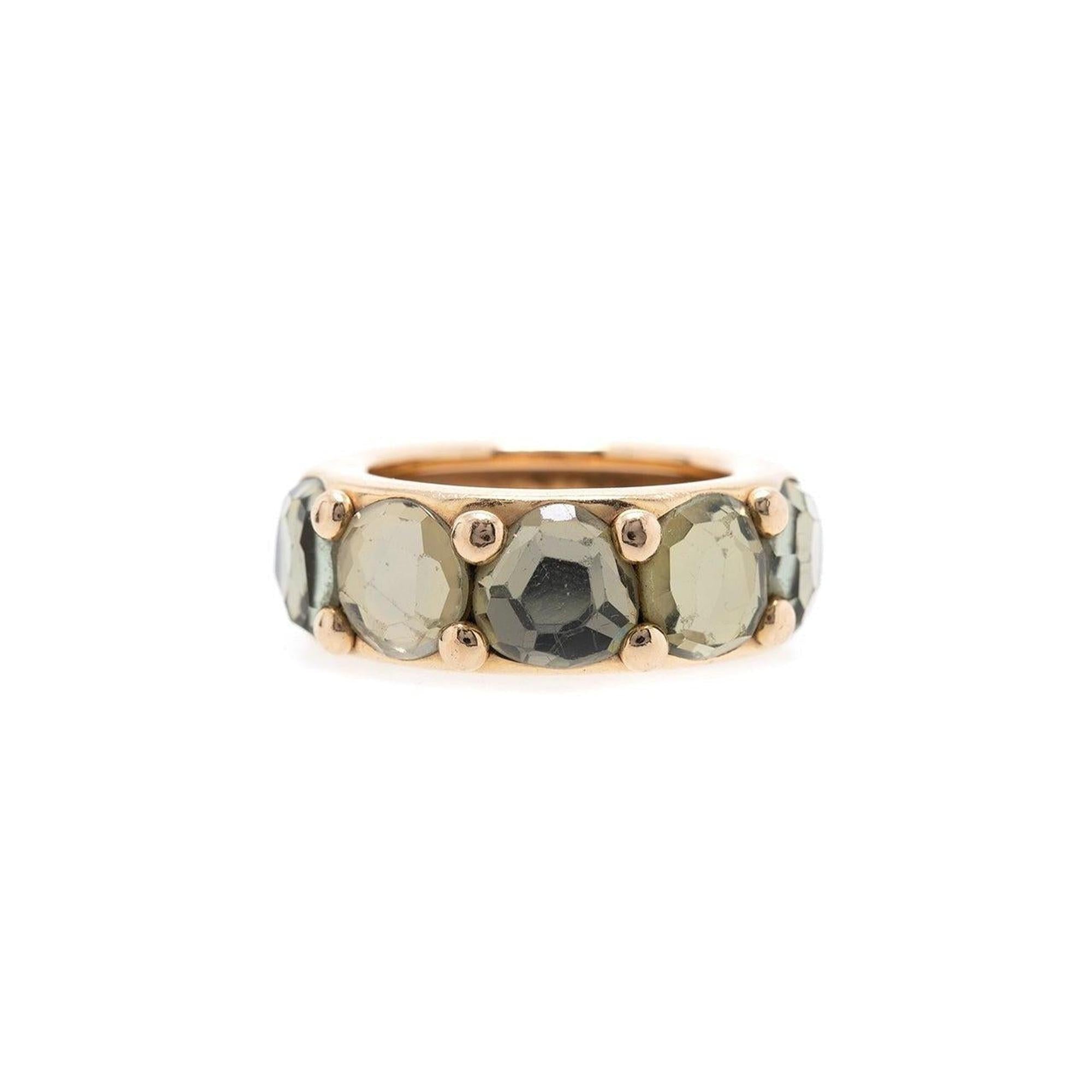 Pomellato 18k Gold Prasiolite Narciso Band